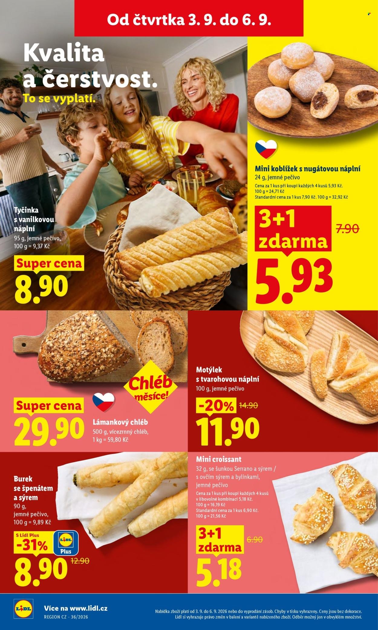 LIDL leták - Od čtvrtka 3.9.2026