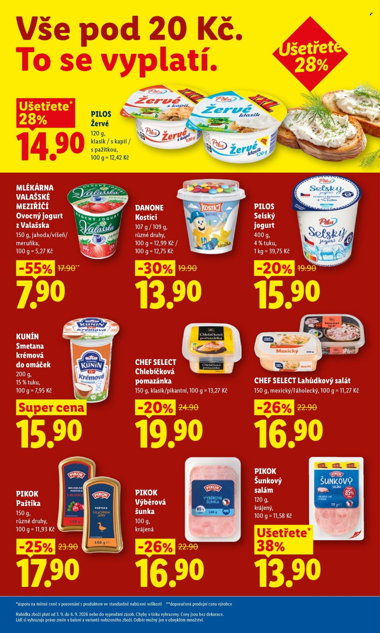LIDL leták - Od čtvrtka 3.9.2026