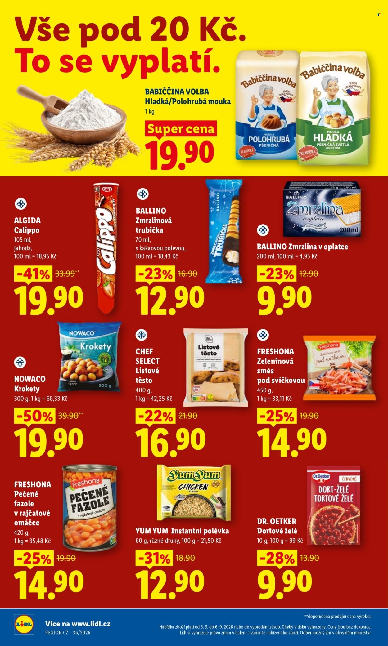 LIDL leták - Od čtvrtka 3.9.2026