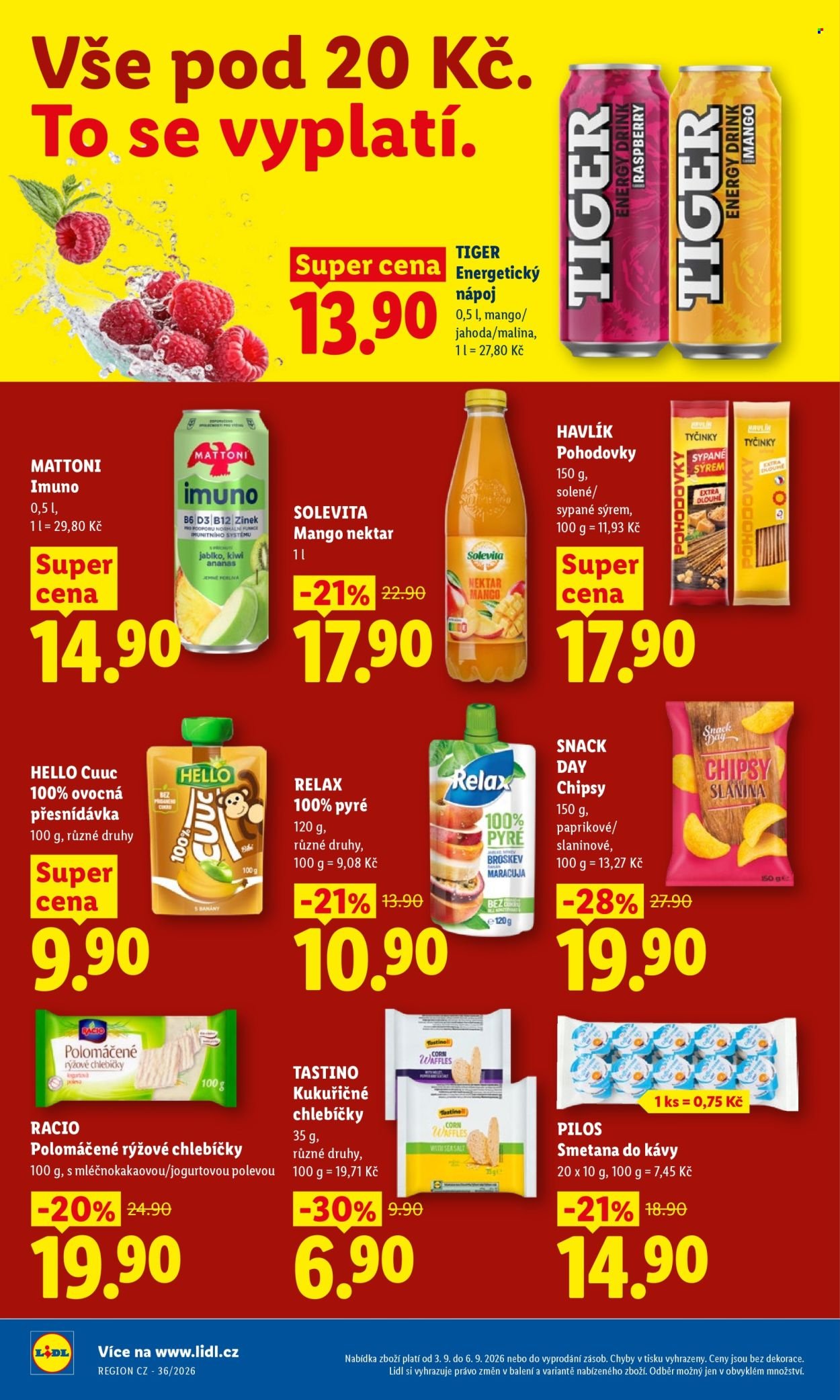 LIDL leták - Od čtvrtka 3.9.2026