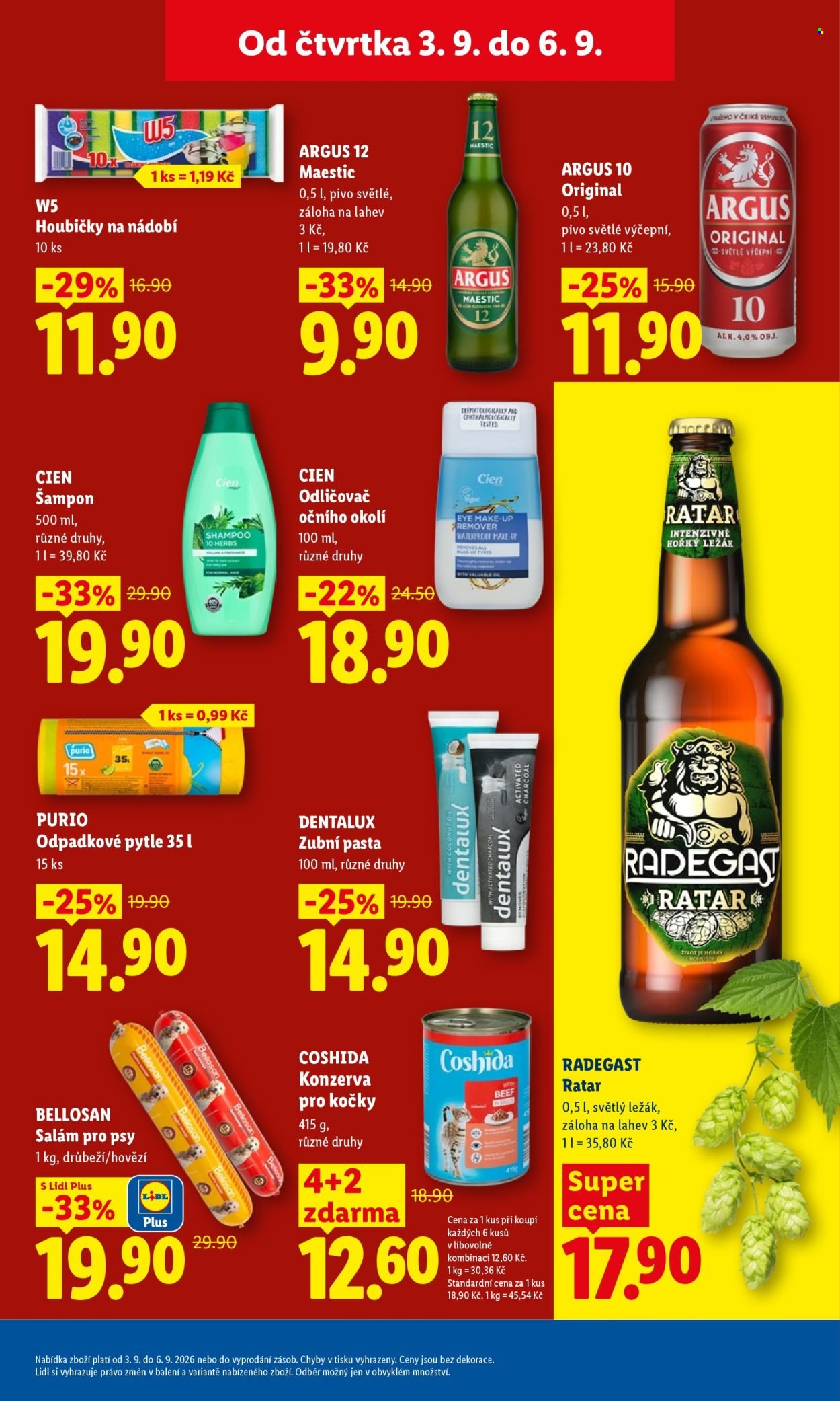 LIDL leták - Od čtvrtka 3.9.2026