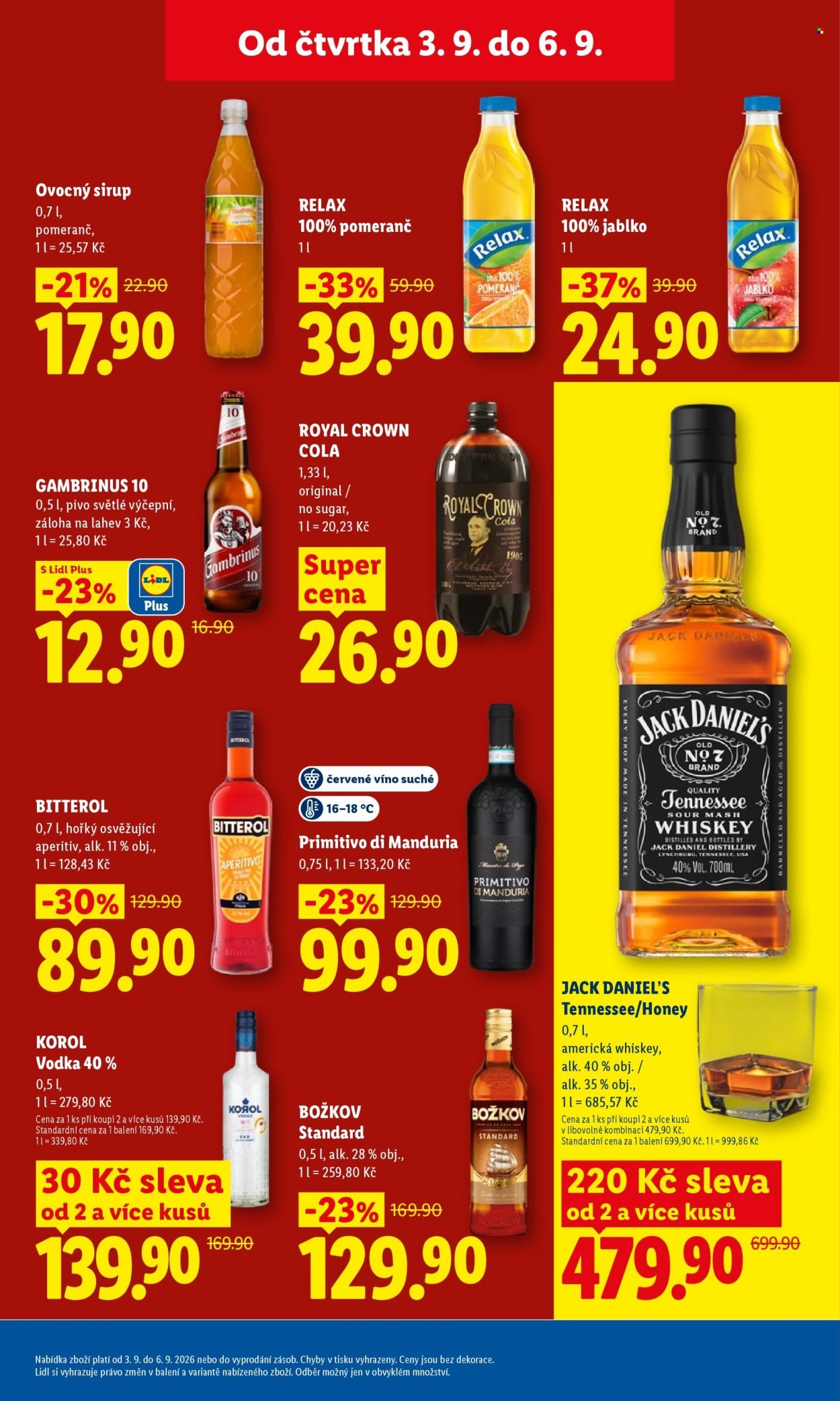 LIDL leták - Od čtvrtka 3.9.2026