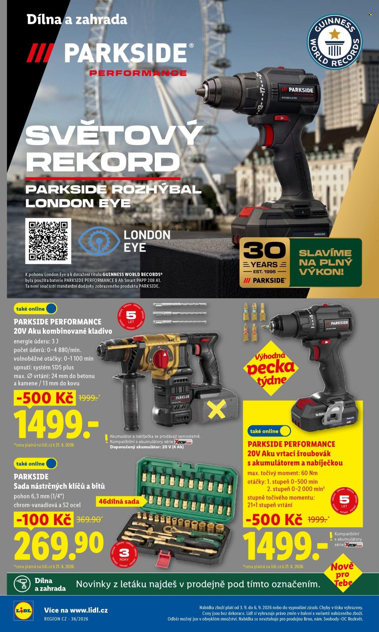 LIDL leták - Od čtvrtka 3.9.2026
