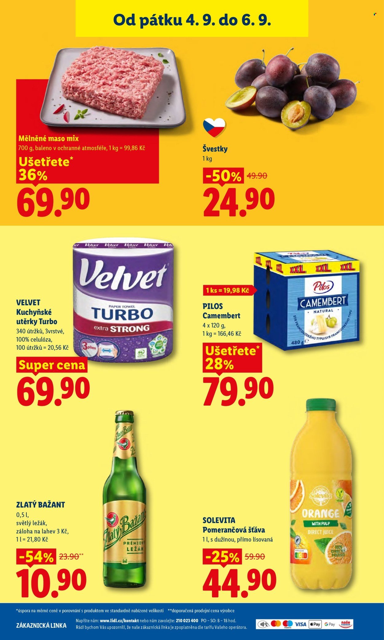 LIDL leták - Od čtvrtka 3.9.2026