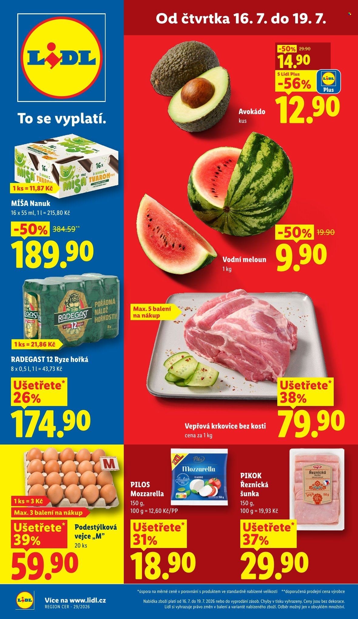 LIDL leták - Od čtvrtka 16.7.2026