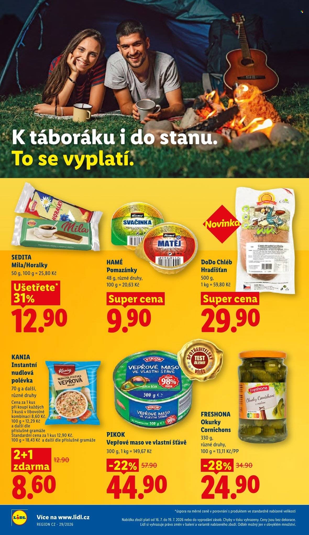 LIDL leták - Od čtvrtka 16.7.2026