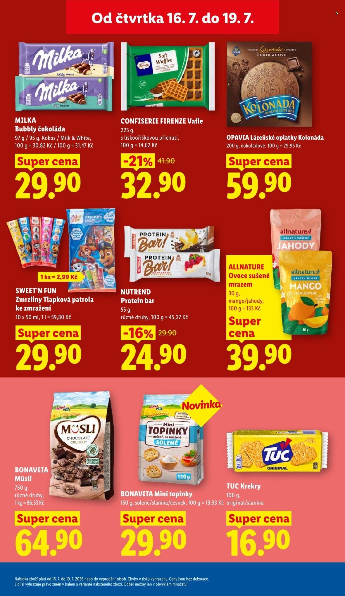 LIDL leták - Od čtvrtka 16.7.2026