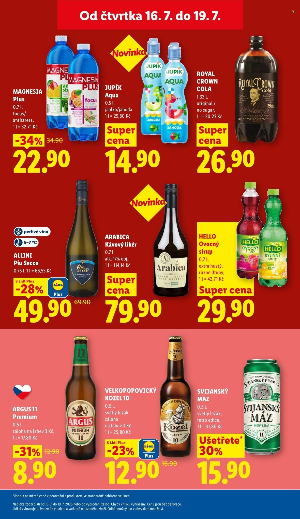 LIDL leták - Od čtvrtka 16.7.2026