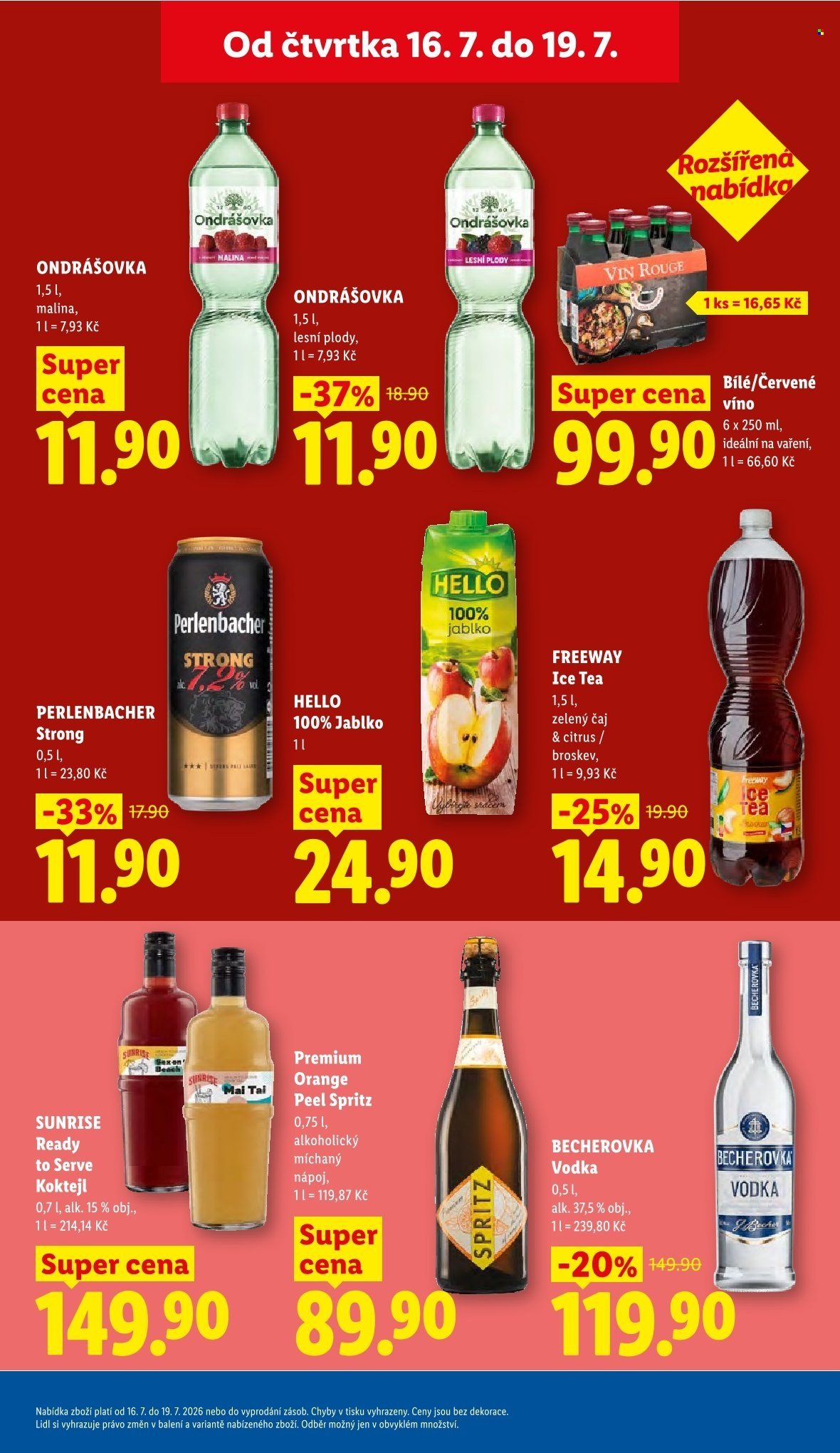 LIDL leták - Od čtvrtka 16.7.2026