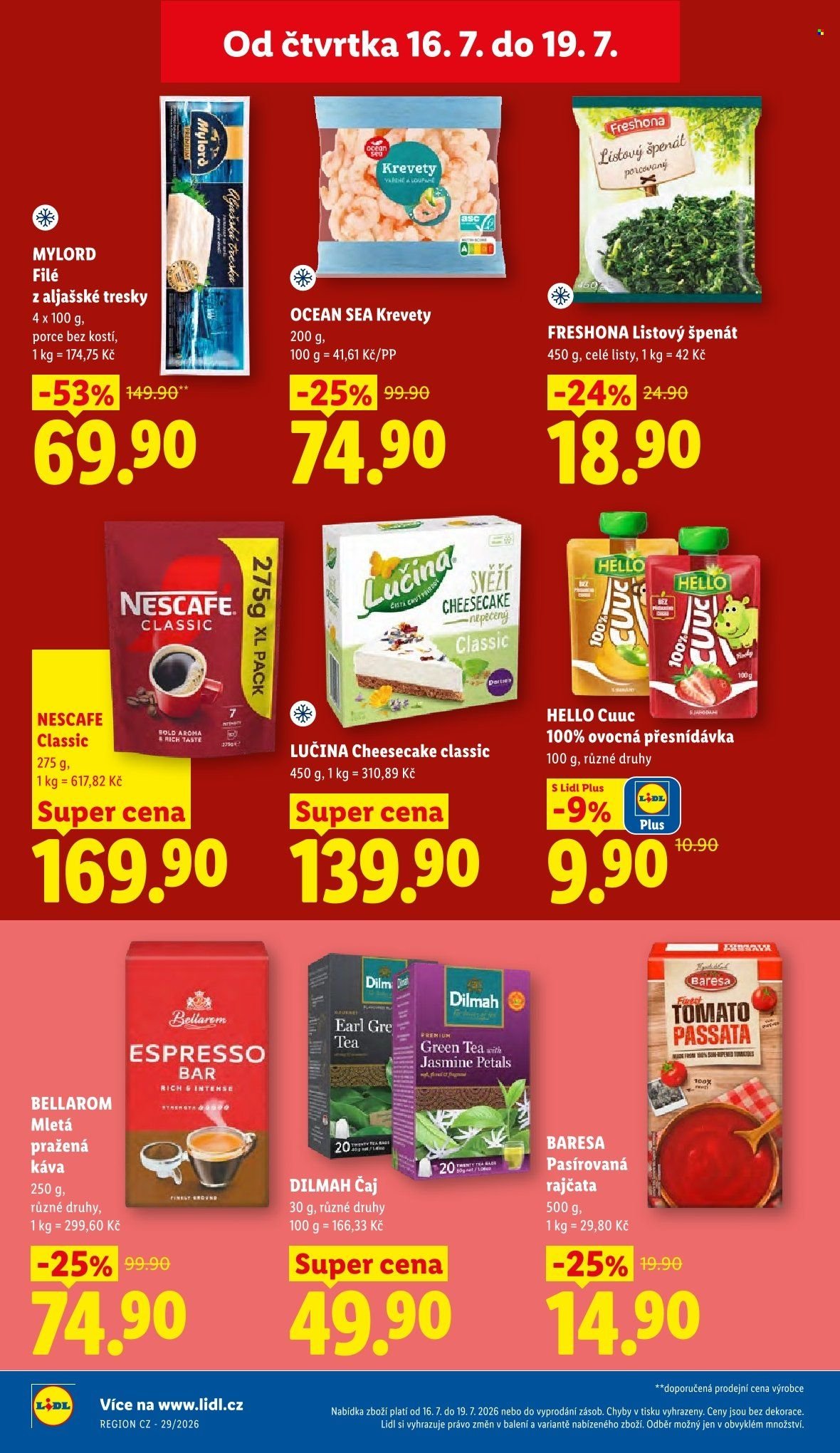 LIDL leták - Od čtvrtka 16.7.2026