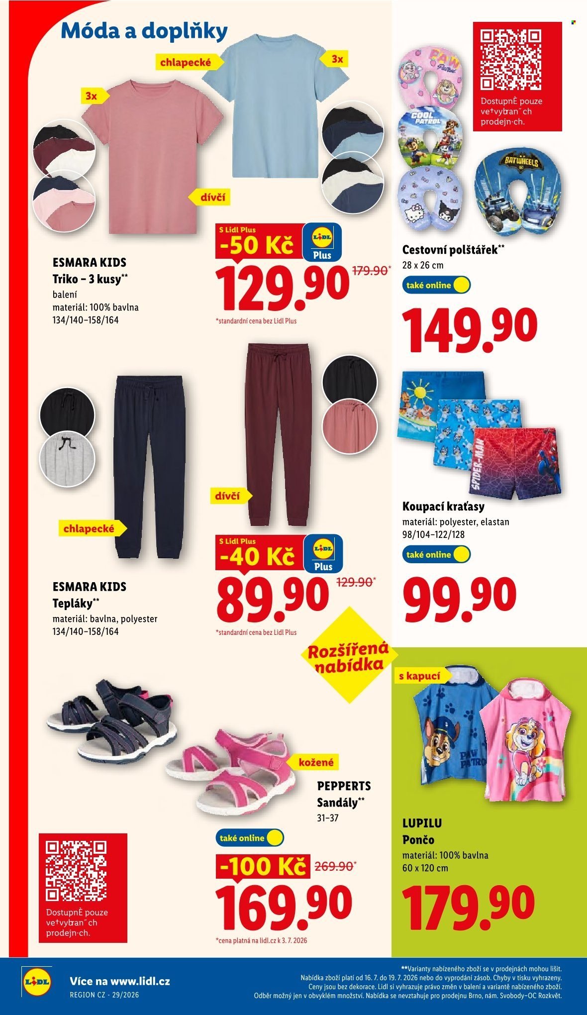 LIDL leták - Od čtvrtka 16.7.2026