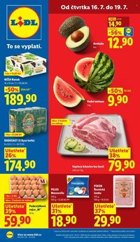 LIDL leták - Od čtvrtka 16.7.2026