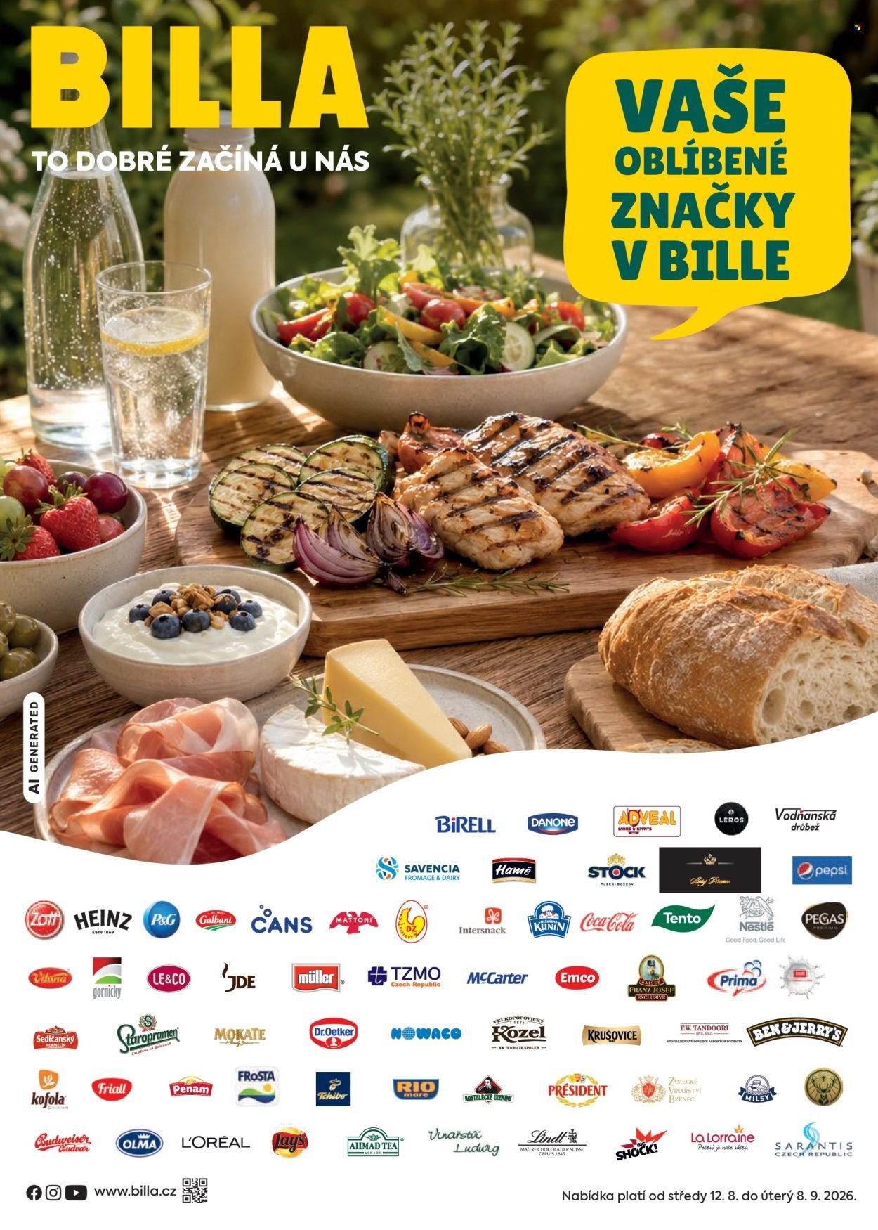 BILLA leták - Vaše oblíbené značky