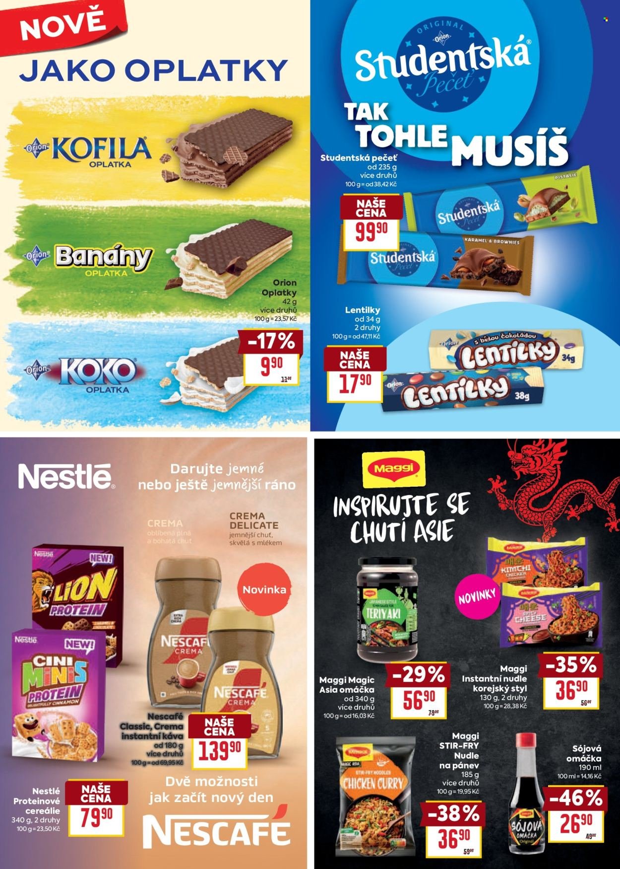 BILLA leták - Vaše oblíbené značky