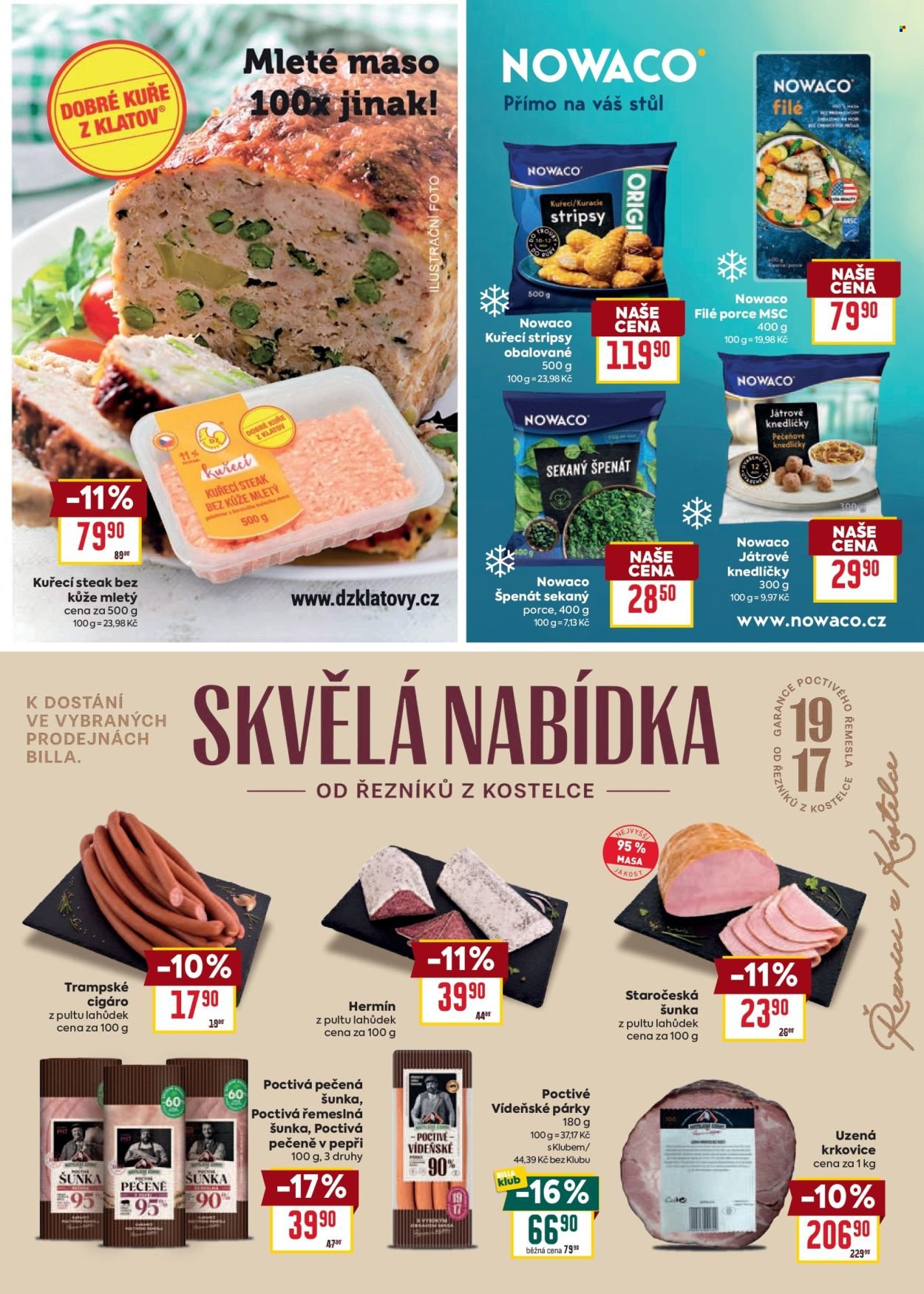 BILLA leták - Vaše oblíbené značky