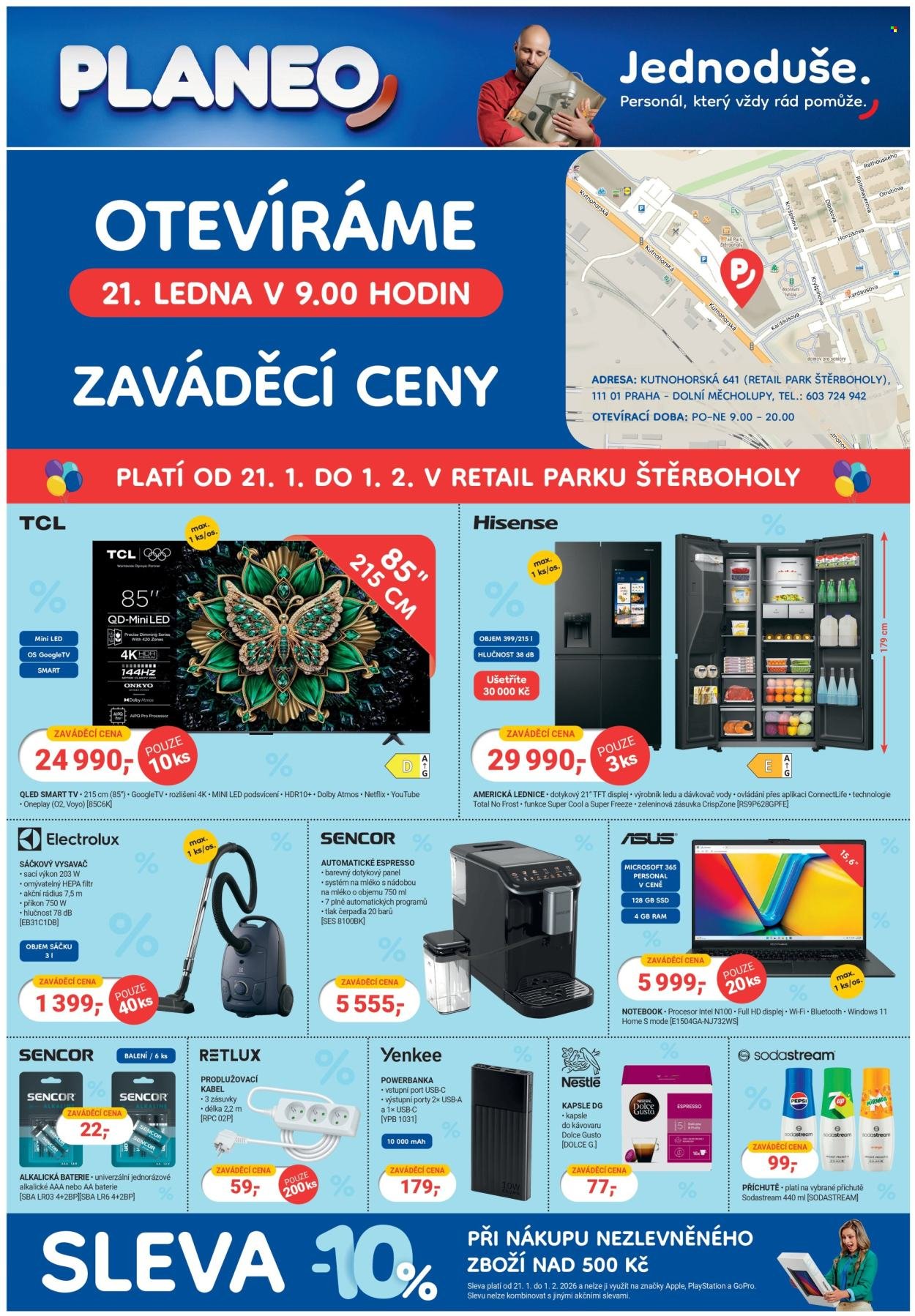 PLANEO ELEKTRO leták - Dne 21.1. otevíráme novou prodejnu v Retail parku Štěrboholy (2026-01-21 - 2026-02-01)