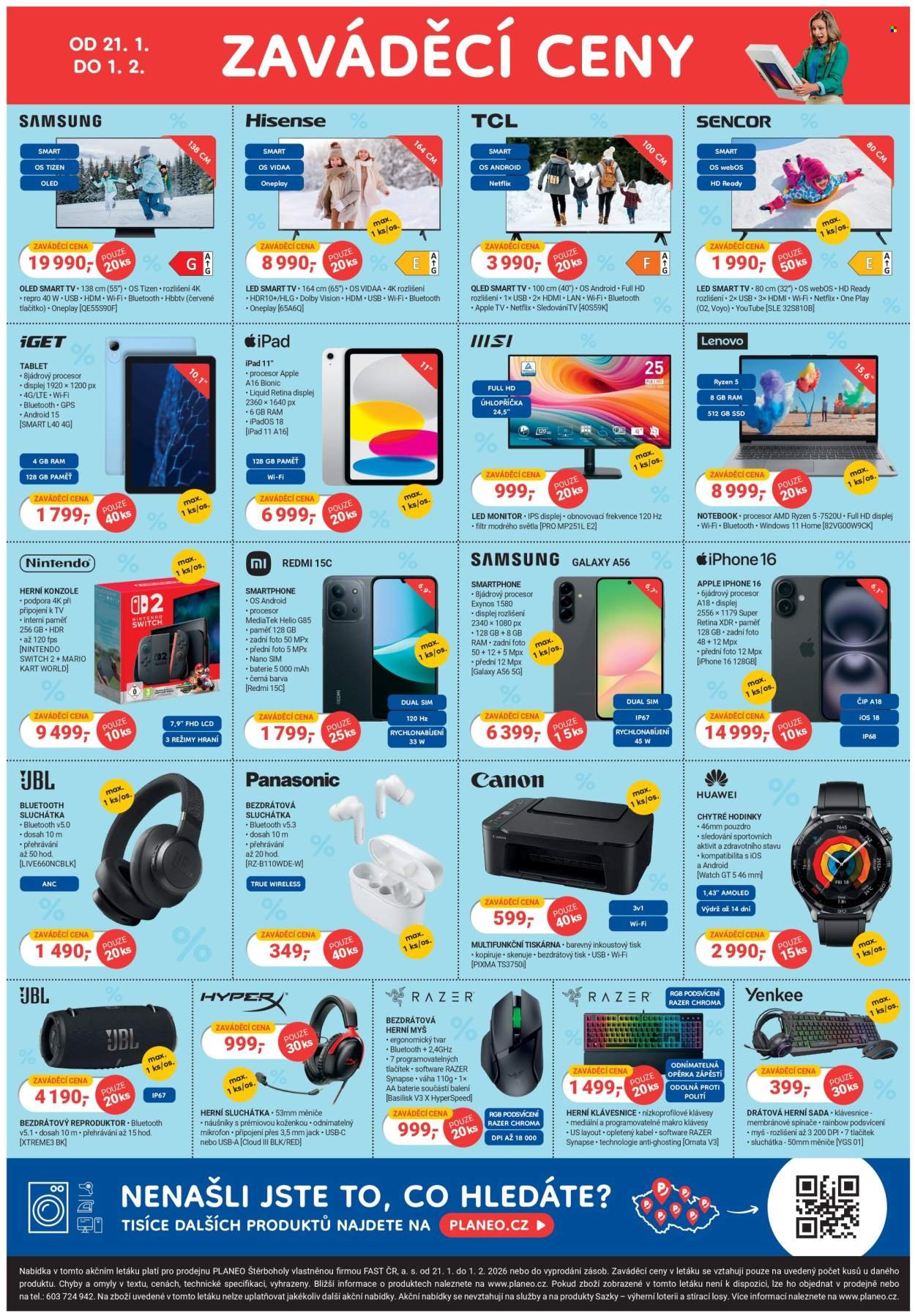 PLANEO ELEKTRO leták - Dne 21.1. otevíráme novou prodejnu v Retail parku Štěrboholy (2026-01-21 - 2026-02-01)