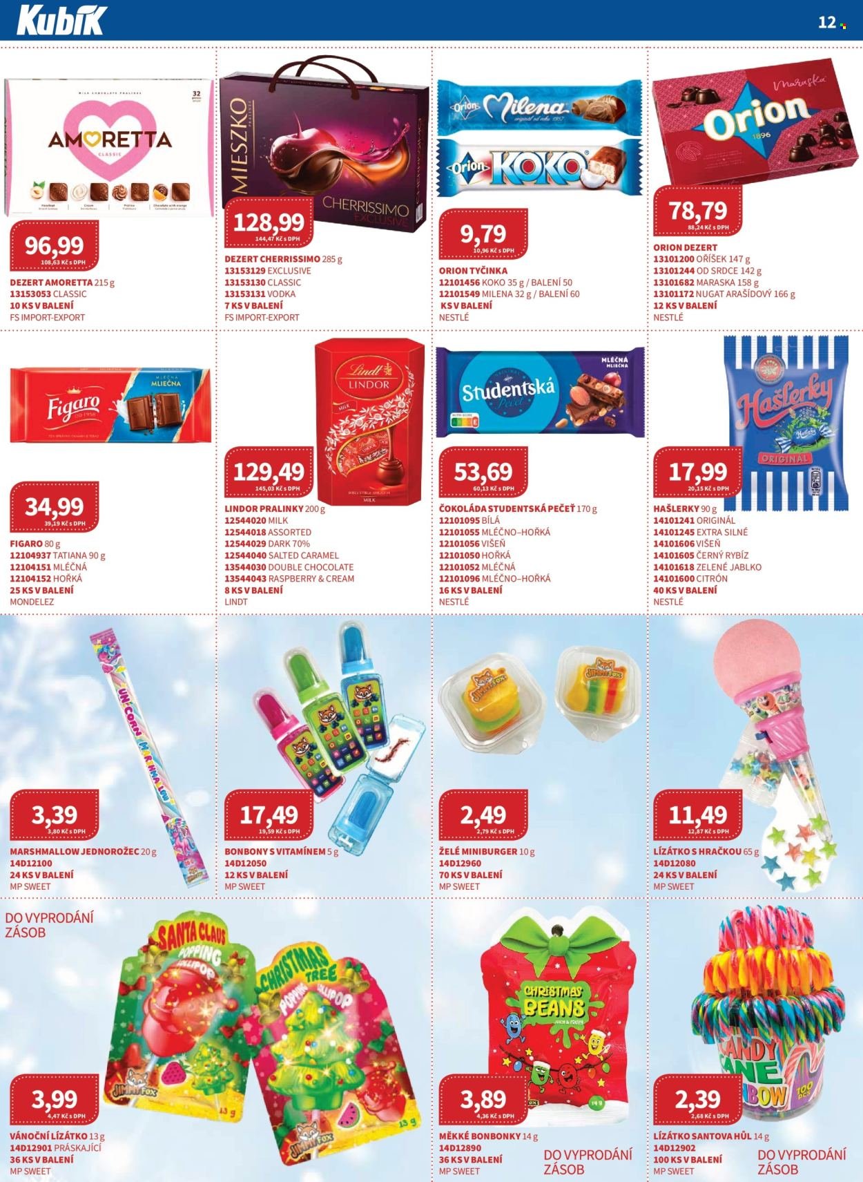 KUBÍK leták - Od pondělí 1.12.2025 (2025-12-01 - 2025-12-31)
