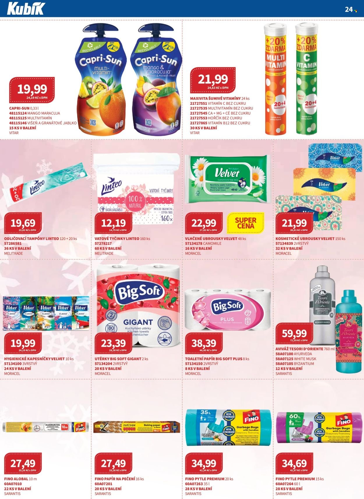 KUBÍK leták - Od pondělí 1.12.2025 (2025-12-01 - 2025-12-31)