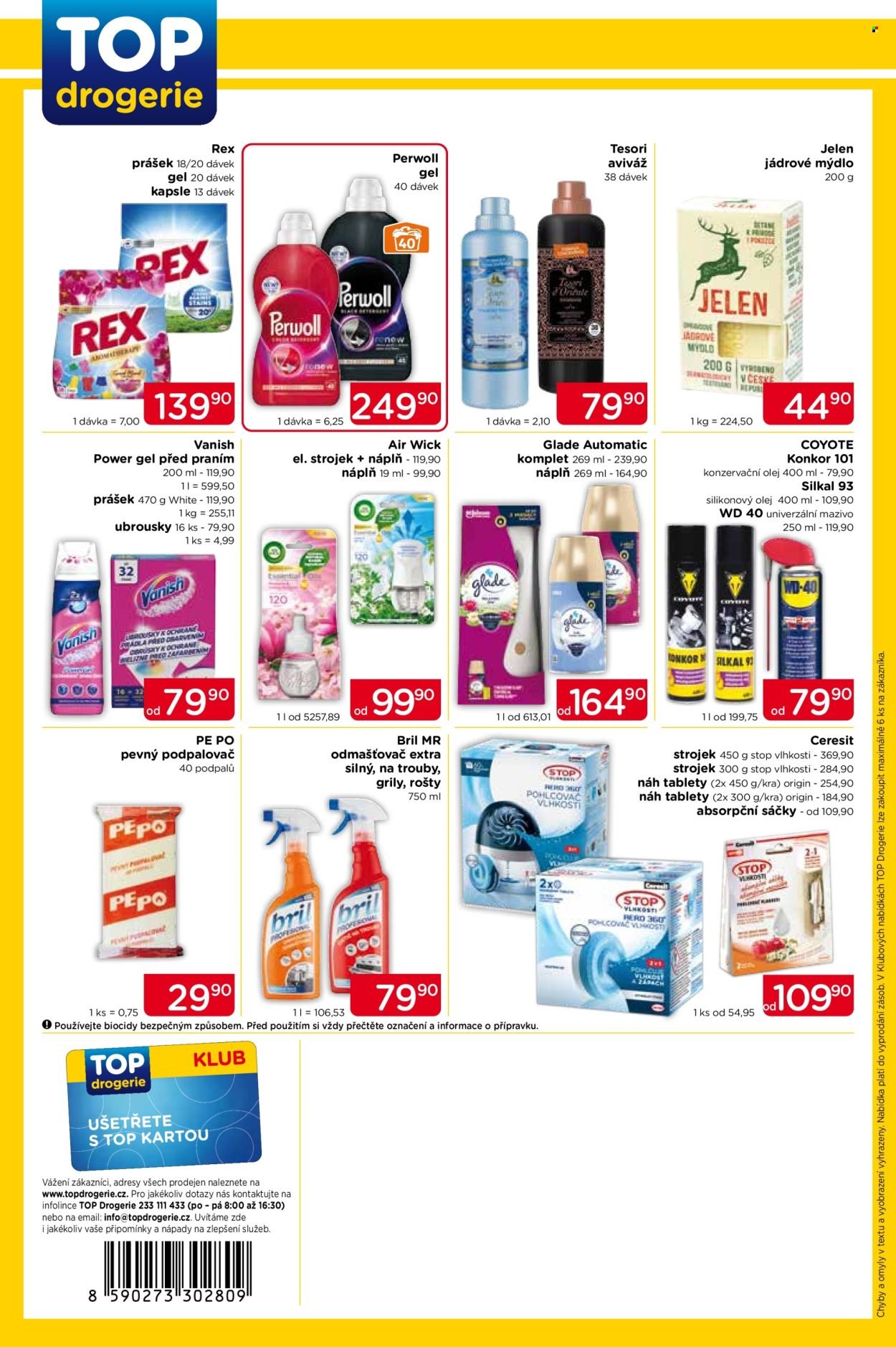 TOP DROGERIE leták - Od čtvrtka 5.2.2026 (2026-02-05 - 2026-02-13)