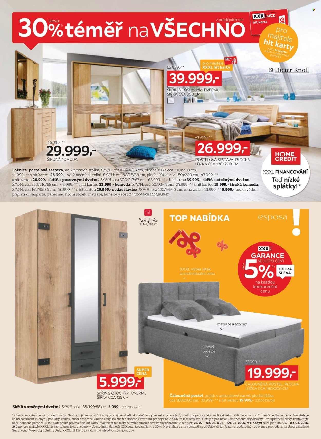 XXXLUTZ leták - Sleva 30 % téměř na všechno (2026-02-23 - 2026-03-08)