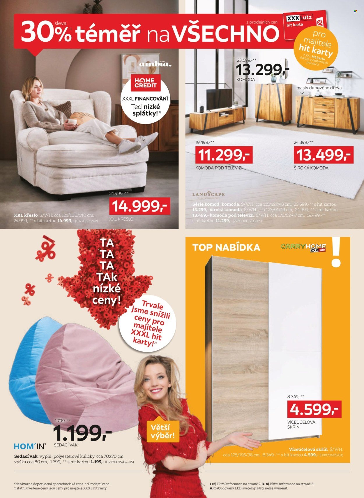 XXXLUTZ leták - Sleva 30 % téměř na všechno (2026-02-23 - 2026-03-08)