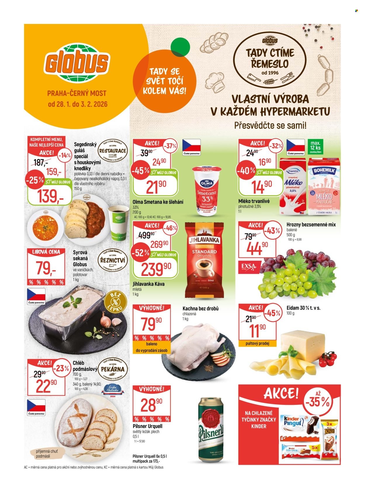 GLOBUS leták - Od středy 28.1.2026 (2026-01-28 - 2026-02-03)