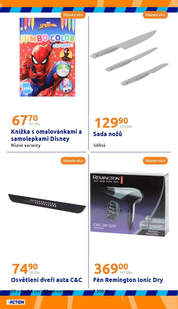 ACTION leták - Od středy 3.9.2025 (2025-09-03 - 2025-09-09)