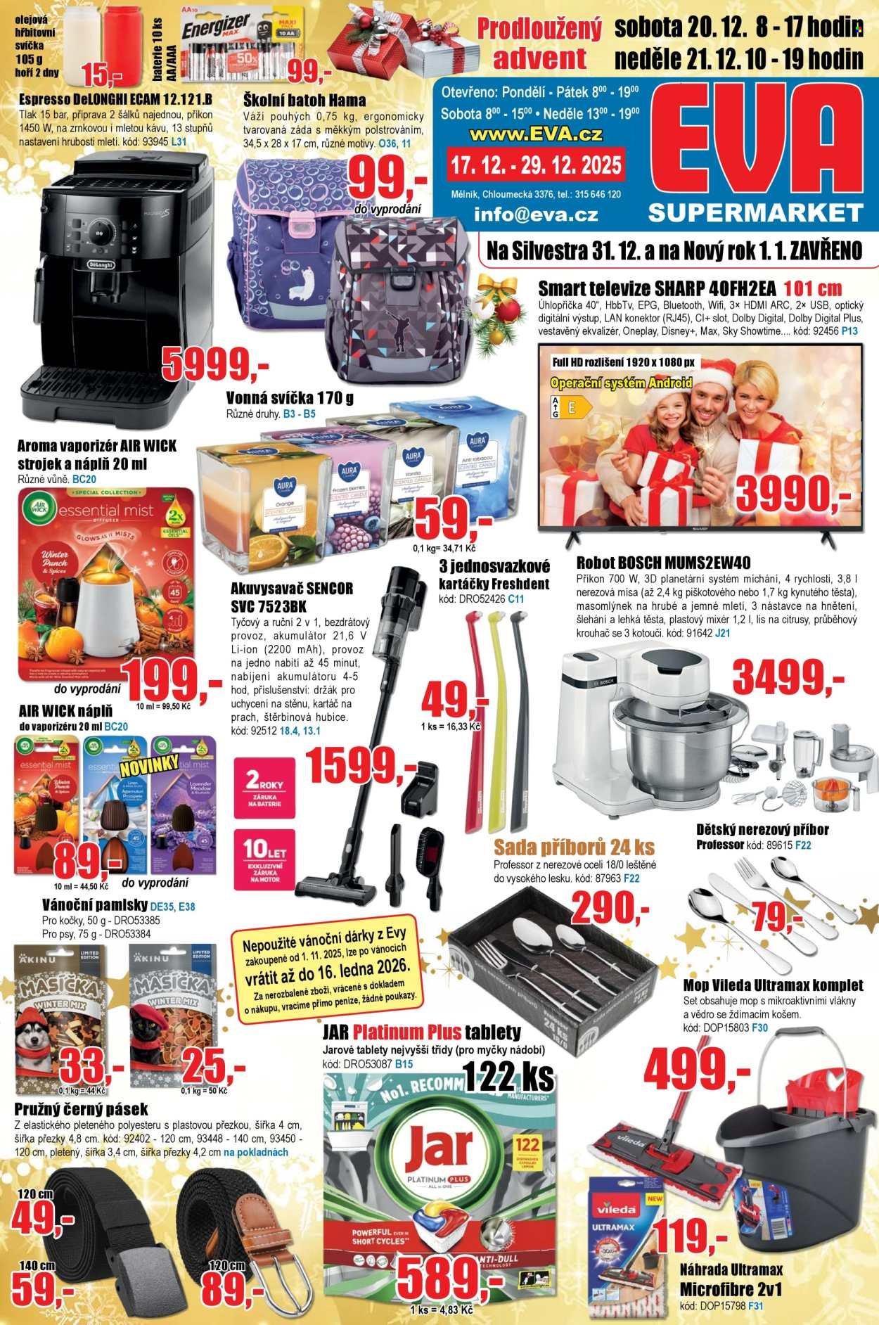 EVA SUPERMARKET leták - Od středy 17.12.2025 (2025-12-17 - 2025-12-29)