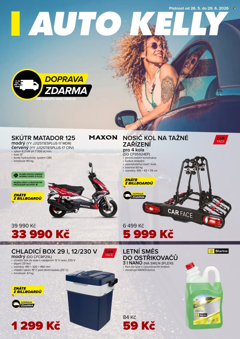 AUTO KELLY leták - Od úterý 26.5.2026 (2026-05-26 - 2026-06-29)