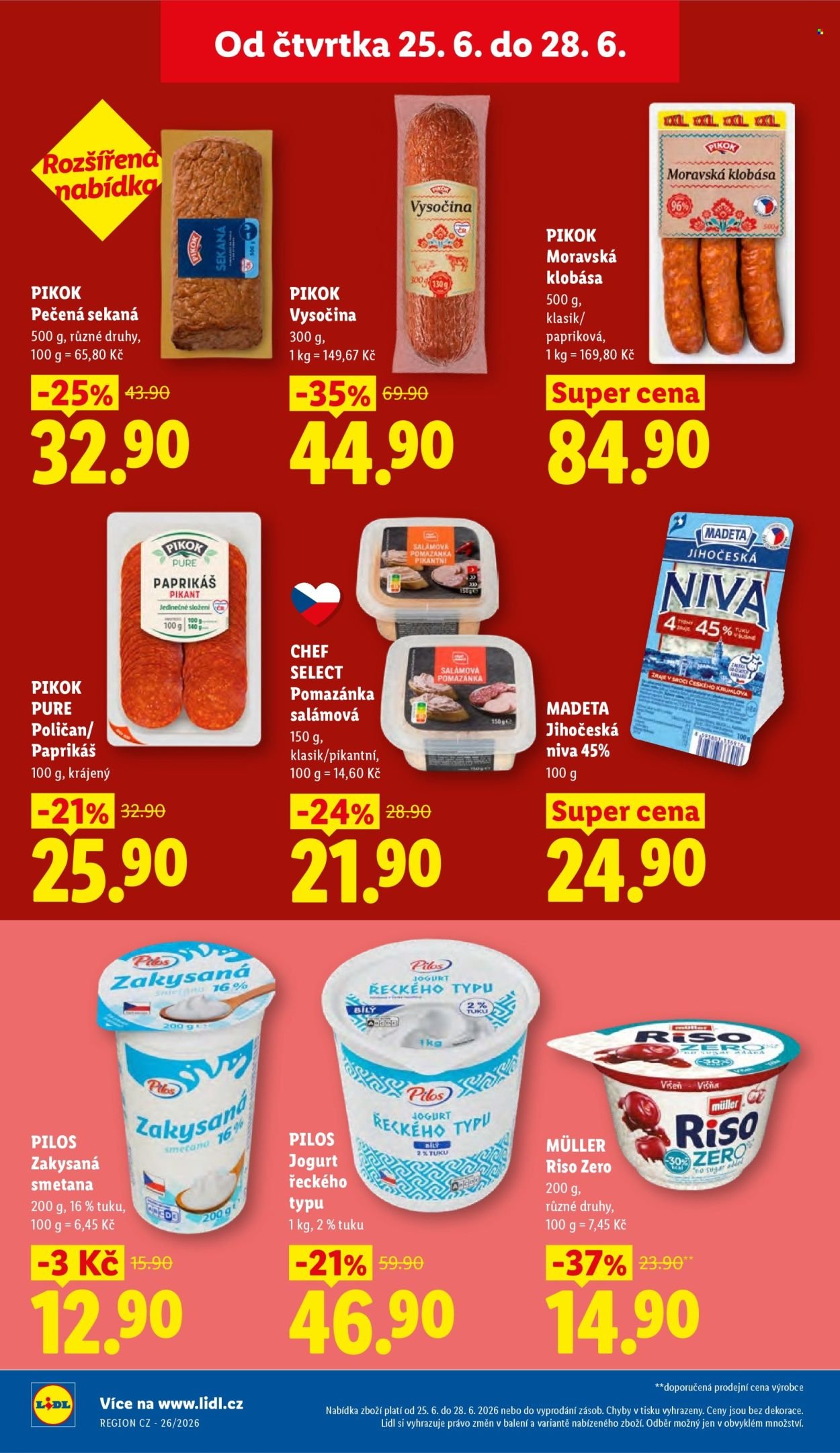 LIDL leták - Od čtvrtka 25.6.2026
