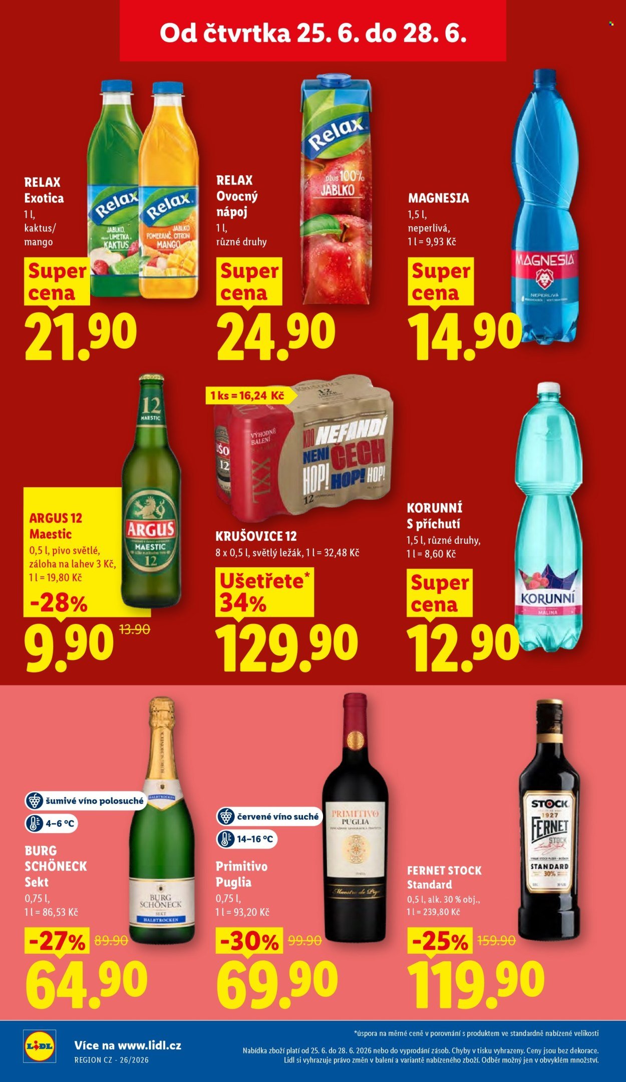 LIDL leták - Od čtvrtka 25.6.2026