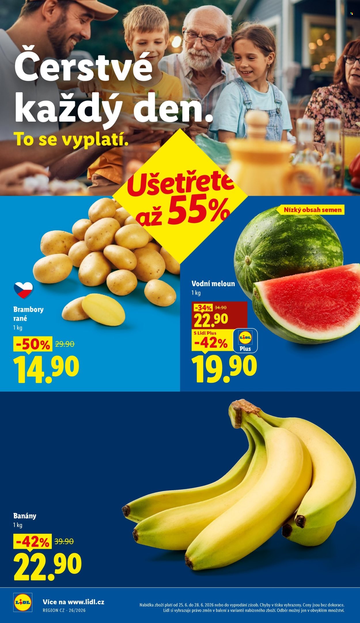 LIDL leták - Od čtvrtka 25.6.2026
