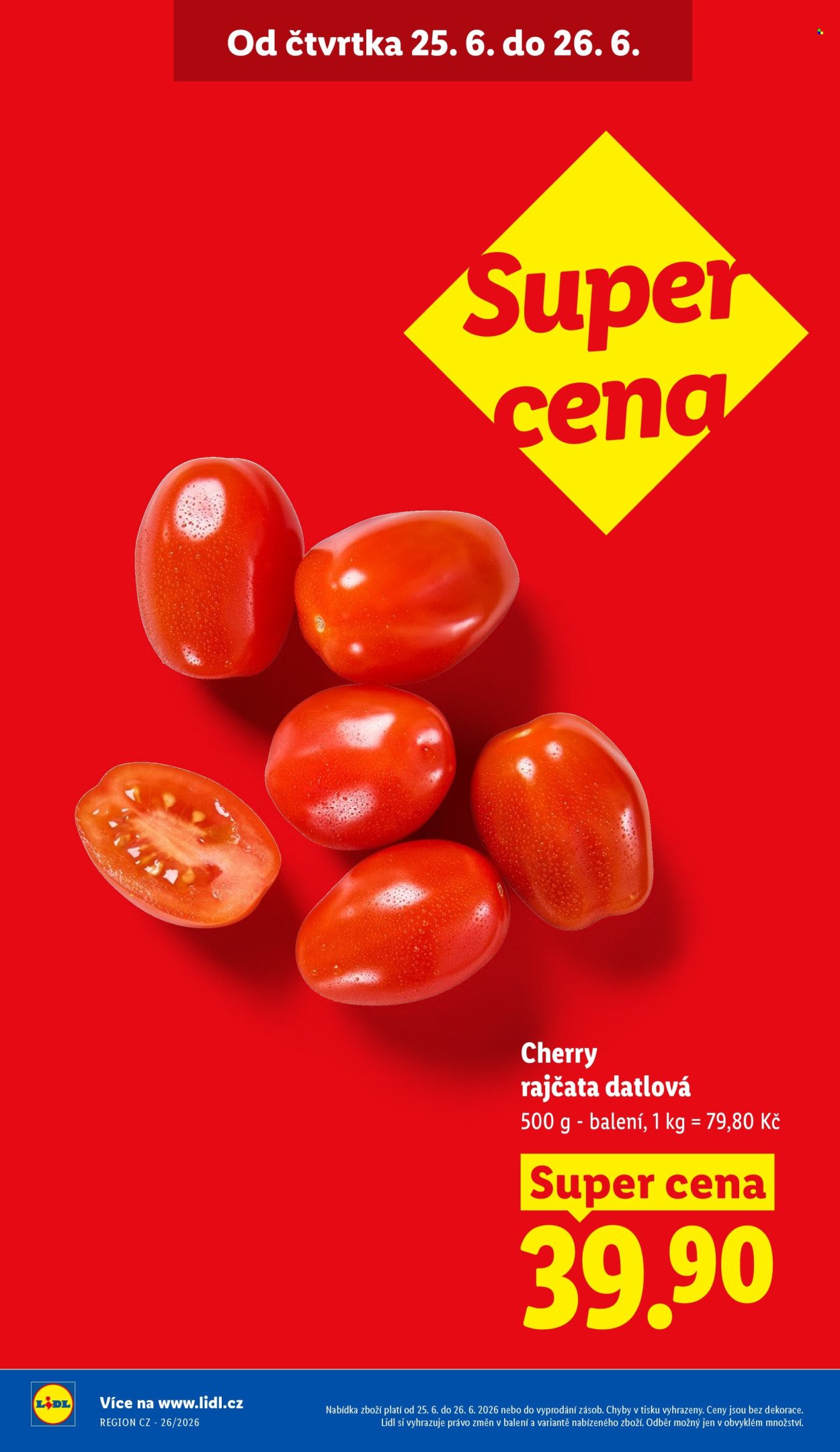 LIDL leták - Od čtvrtka 25.6.2026