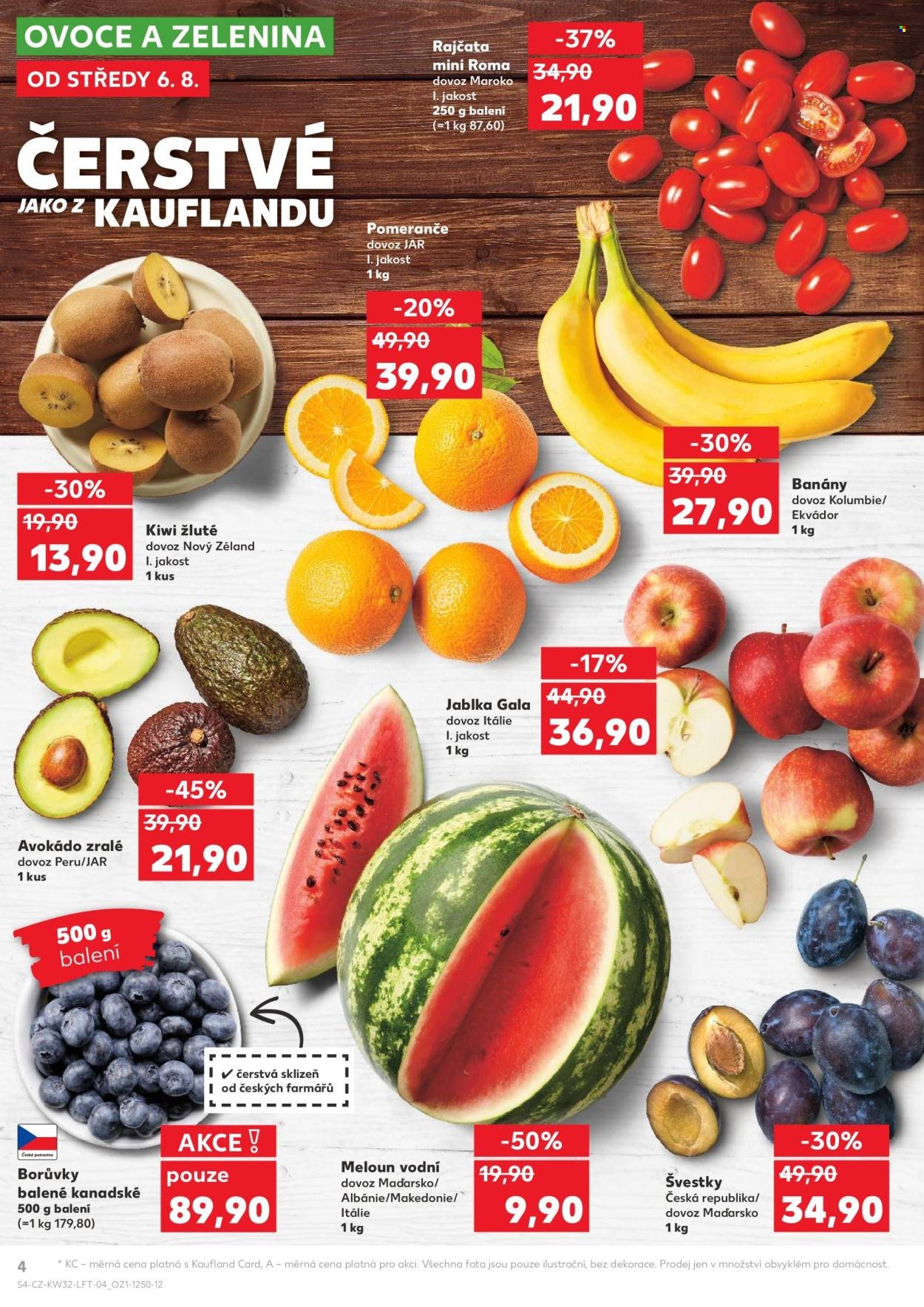 KAUFLAND leták - Od středy 6.8.2025 (2025-08-06 - 2025-08-12)