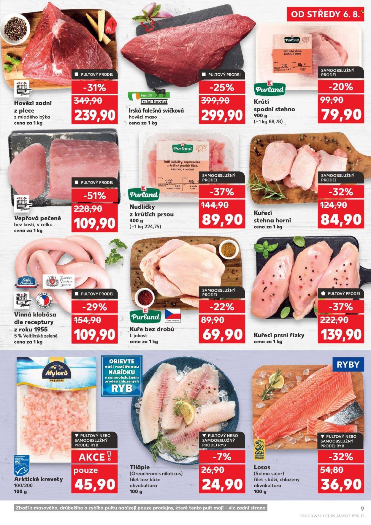 KAUFLAND leták - Od středy 6.8.2025 (2025-08-06 - 2025-08-12)