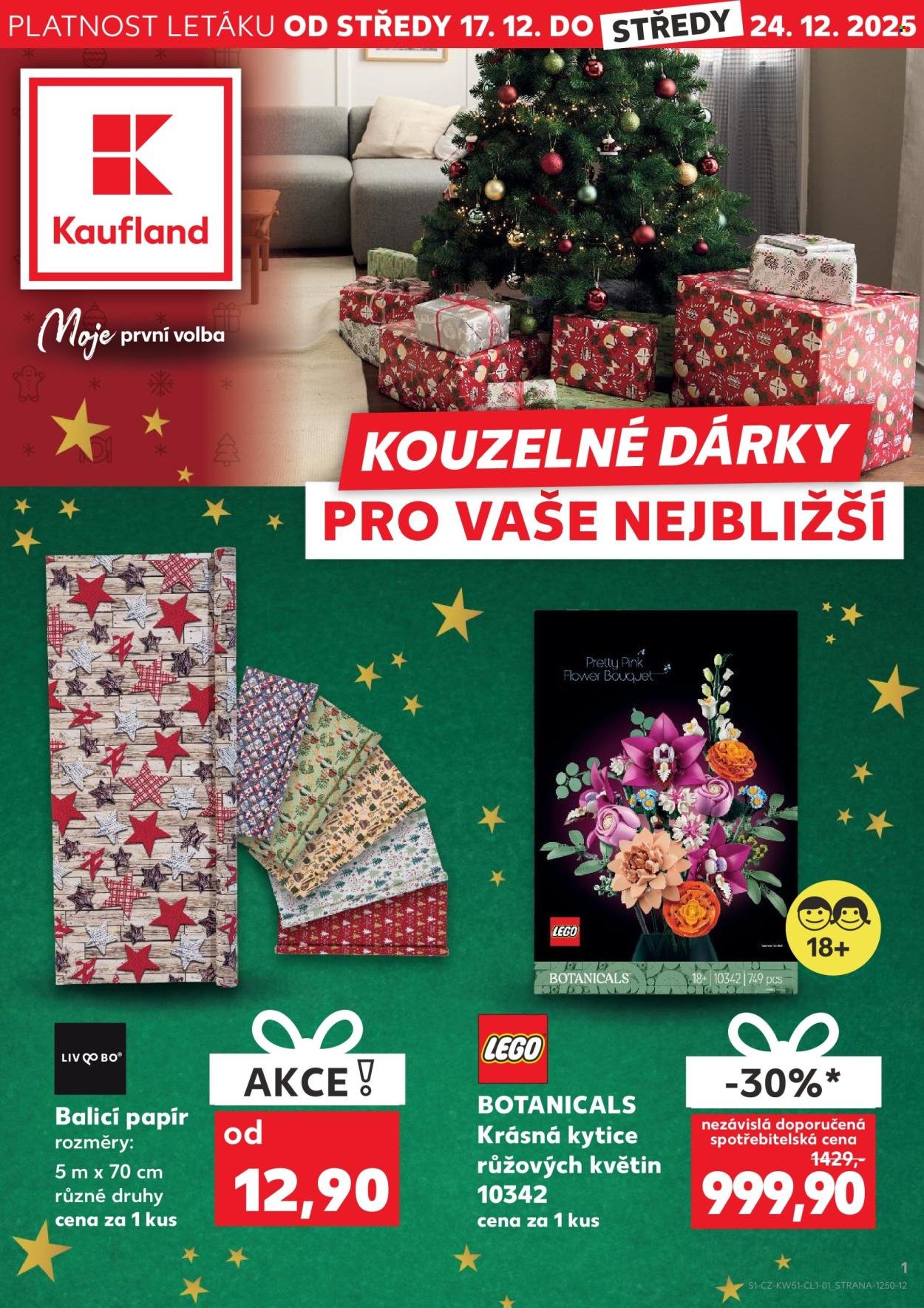 KAUFLAND leták - Kouzelné dárky pro Vaše nejbližší (2025-12-17 - 2025-12-24)