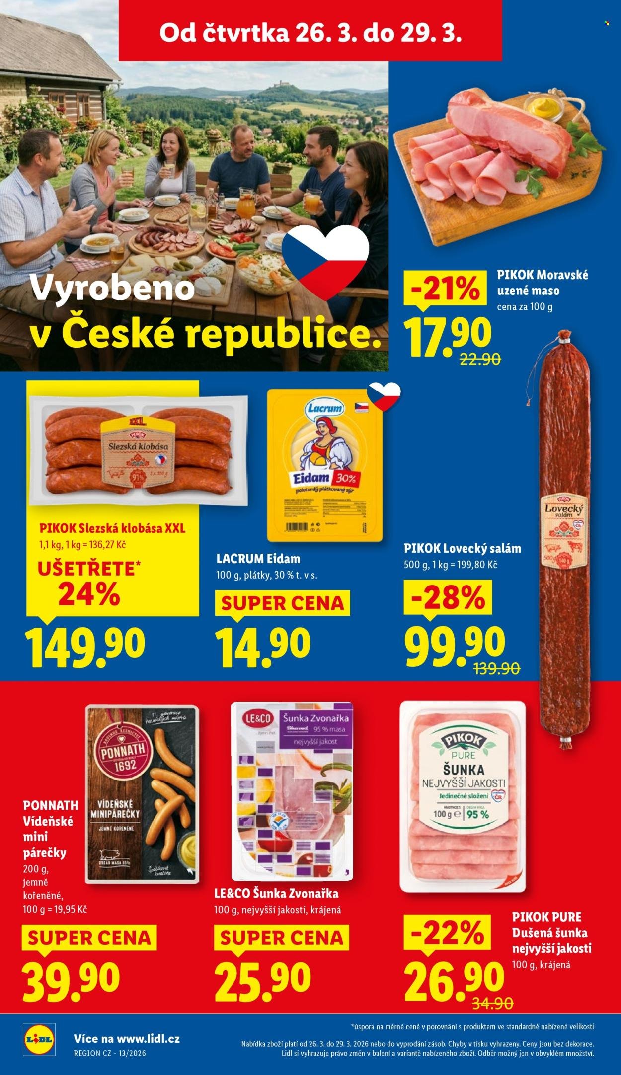 LIDL leták - Od čtvrtka 26.3.2026 (2026-03-26 - 2026-03-29)