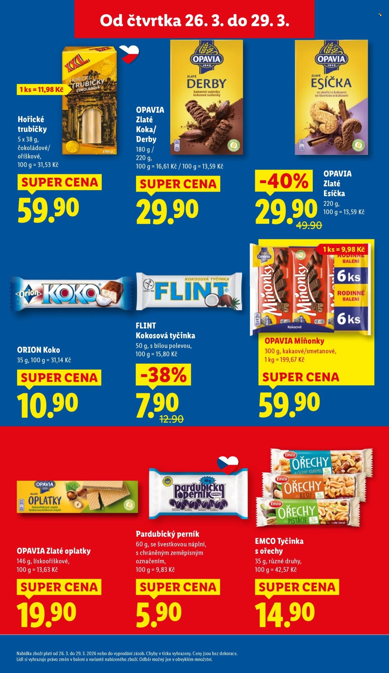 LIDL leták - Od čtvrtka 26.3.2026 (2026-03-26 - 2026-03-29)