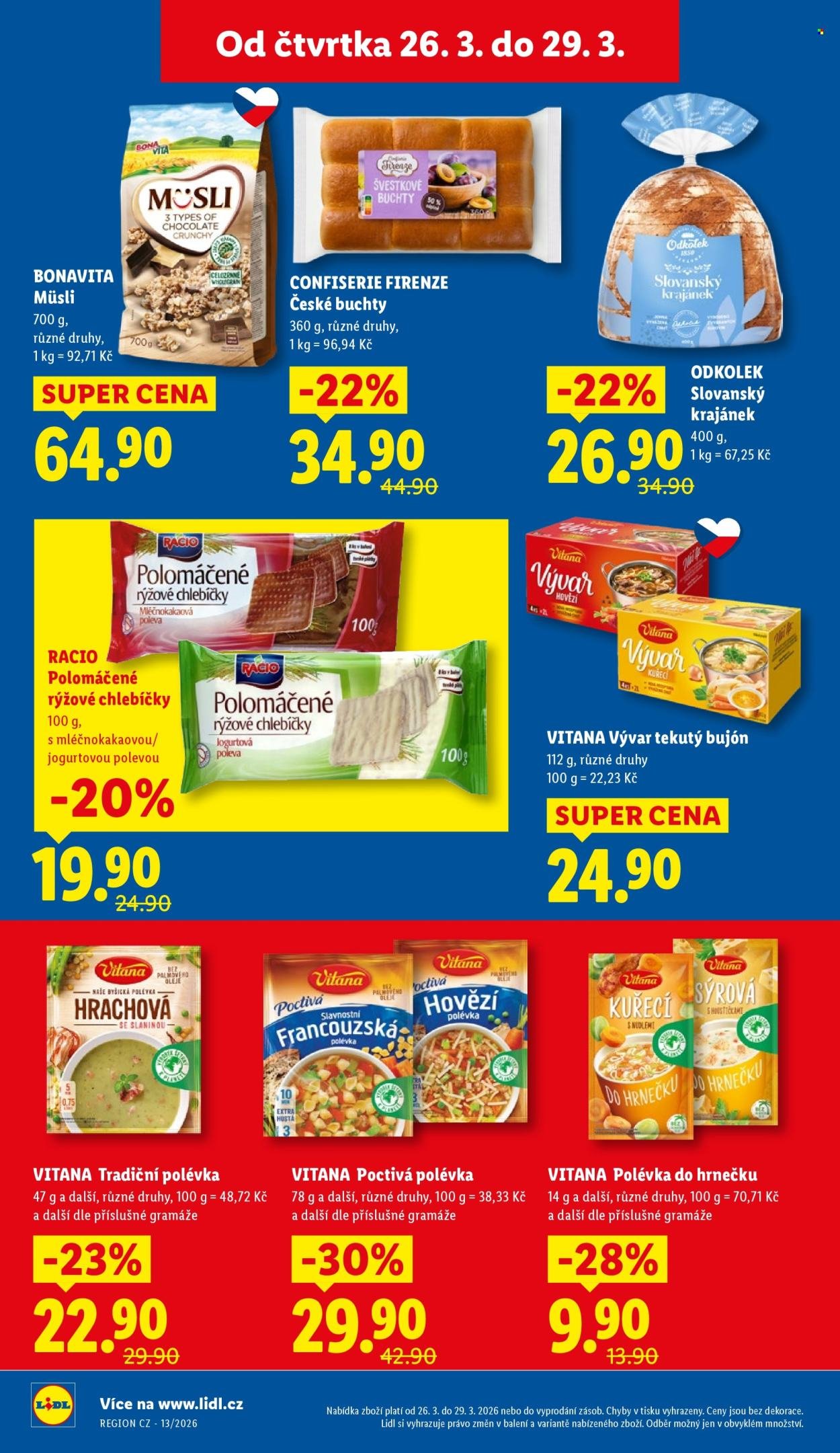 LIDL leták - Od čtvrtka 26.3.2026 (2026-03-26 - 2026-03-29)