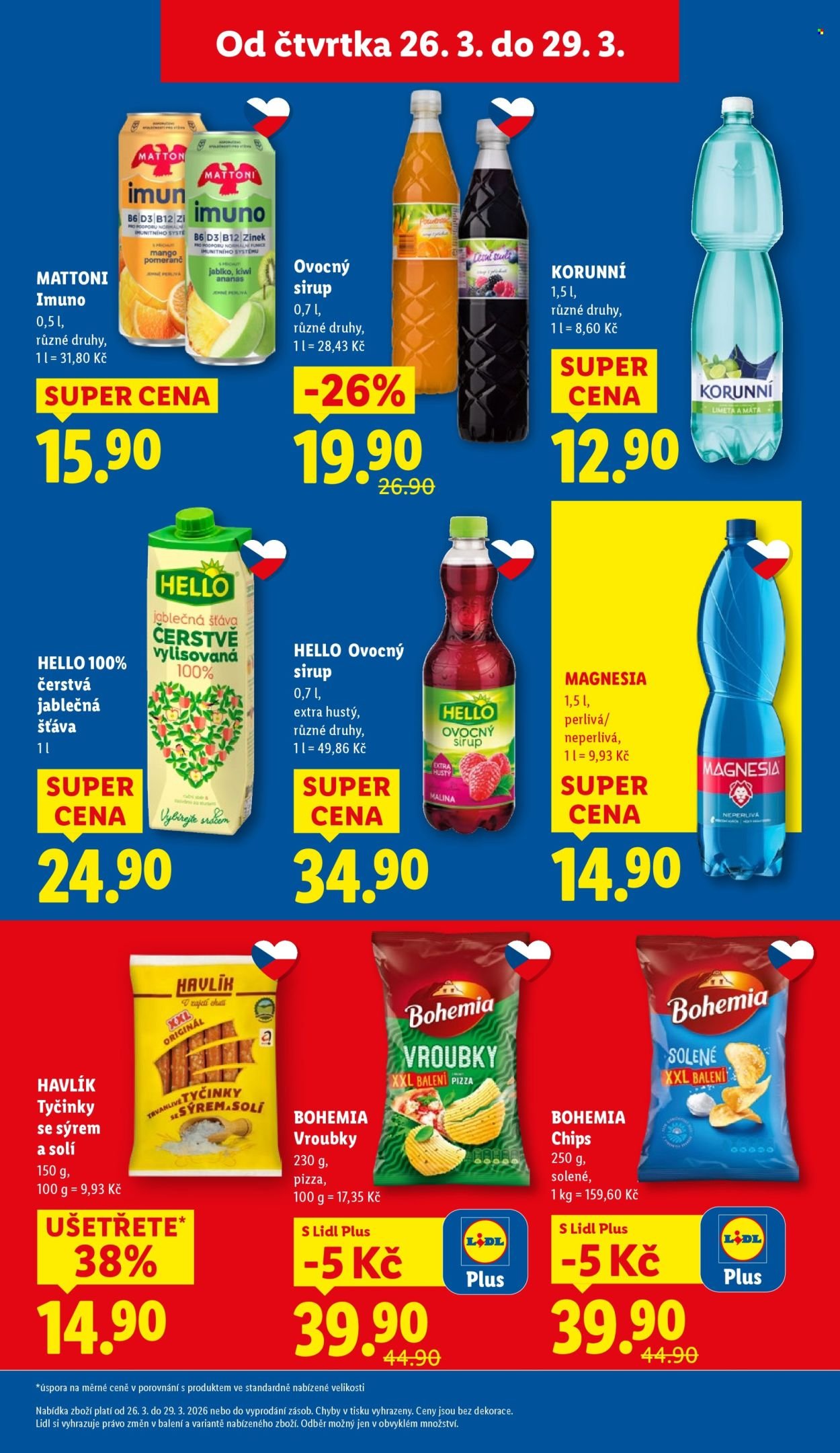LIDL leták - Od čtvrtka 26.3.2026 (2026-03-26 - 2026-03-29)