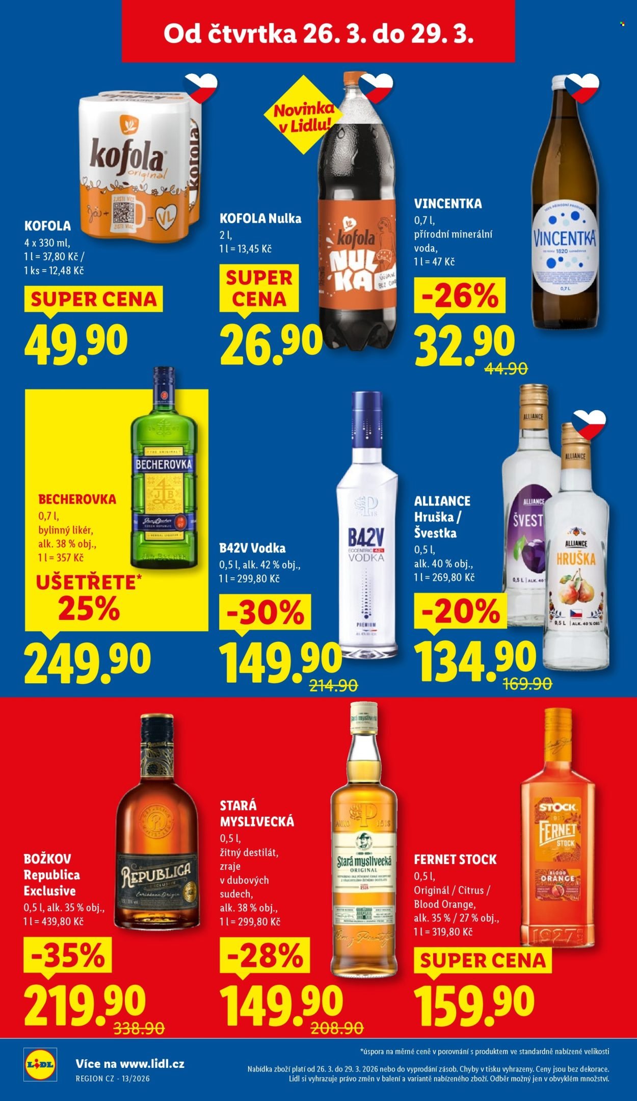 LIDL leták - Od čtvrtka 26.3.2026 (2026-03-26 - 2026-03-29)