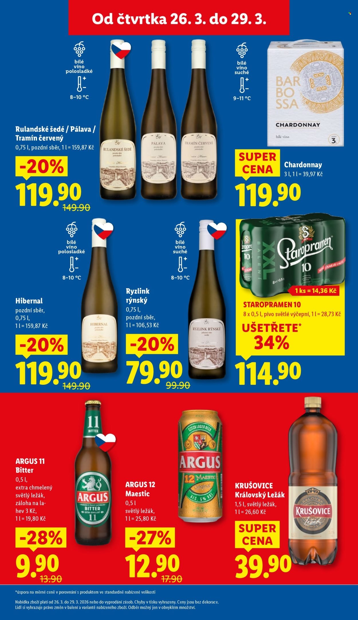 LIDL leták - Od čtvrtka 26.3.2026 (2026-03-26 - 2026-03-29)