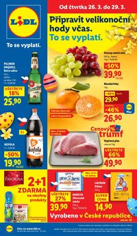 LIDL leták - Od čtvrtka 26.3.2026 (2026-03-26 - 2026-03-29)
