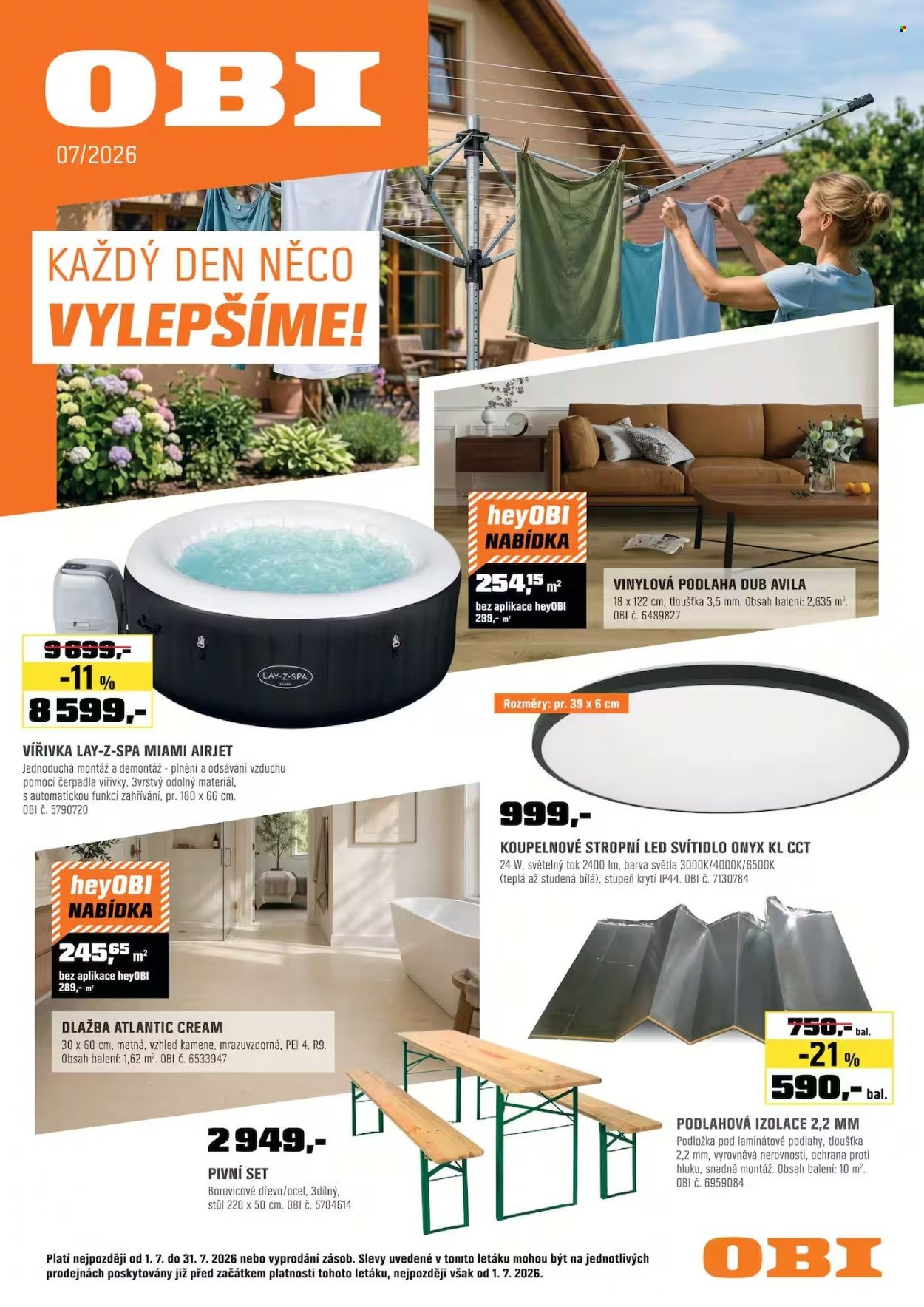 OBI leták - Každý den něco vylepšíme!