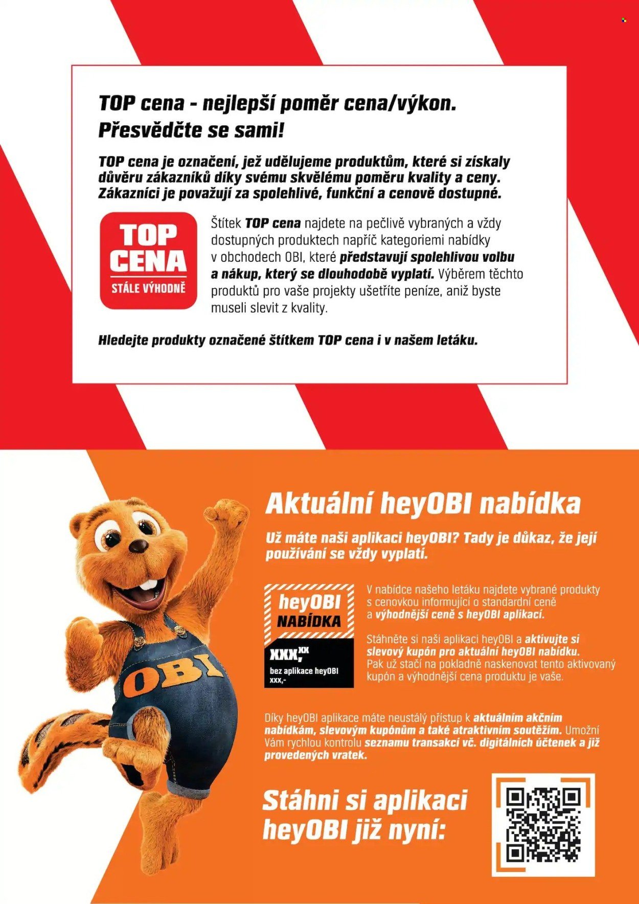 OBI leták - Každý den něco vylepšíme!