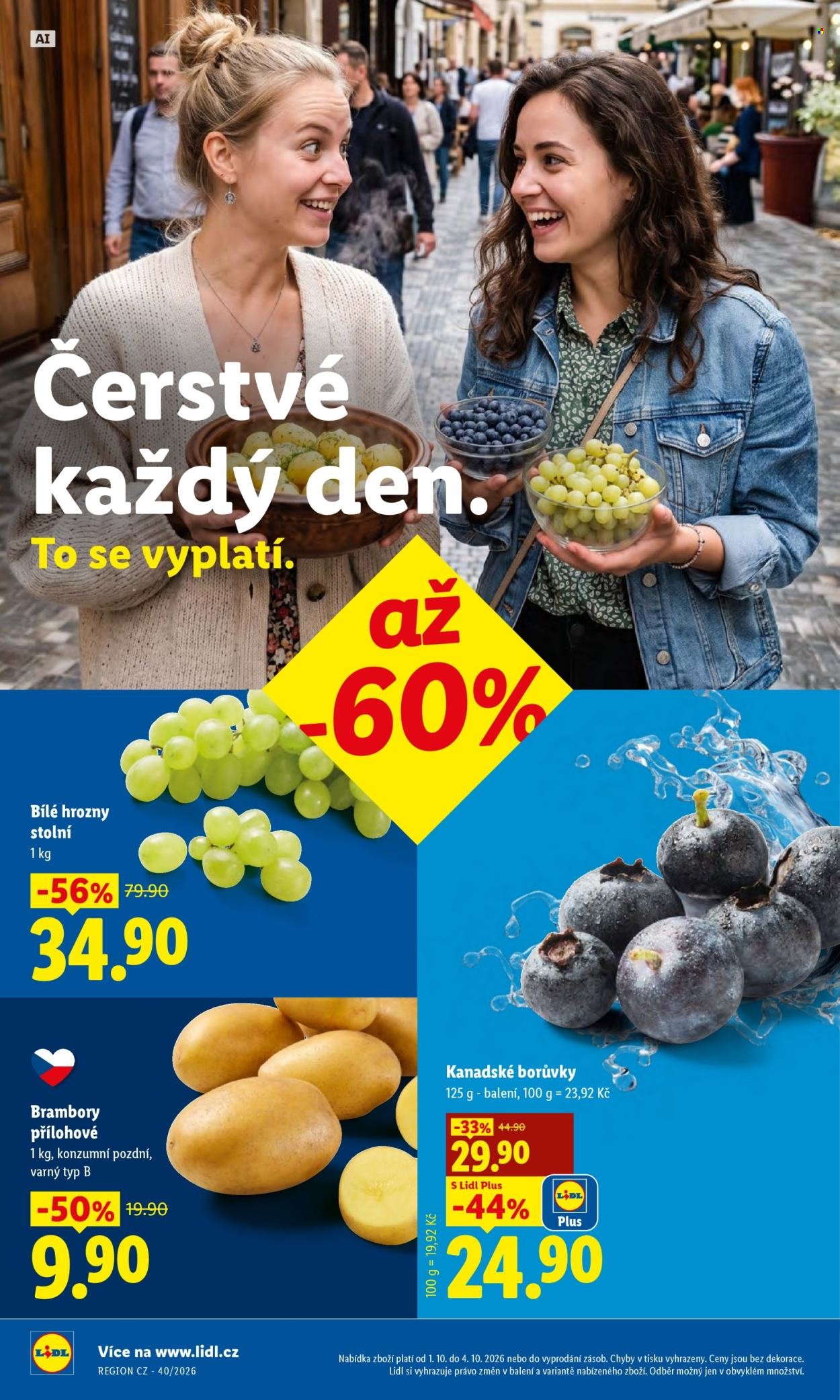 LIDL leták - Od čtvrtka 1.10.2026