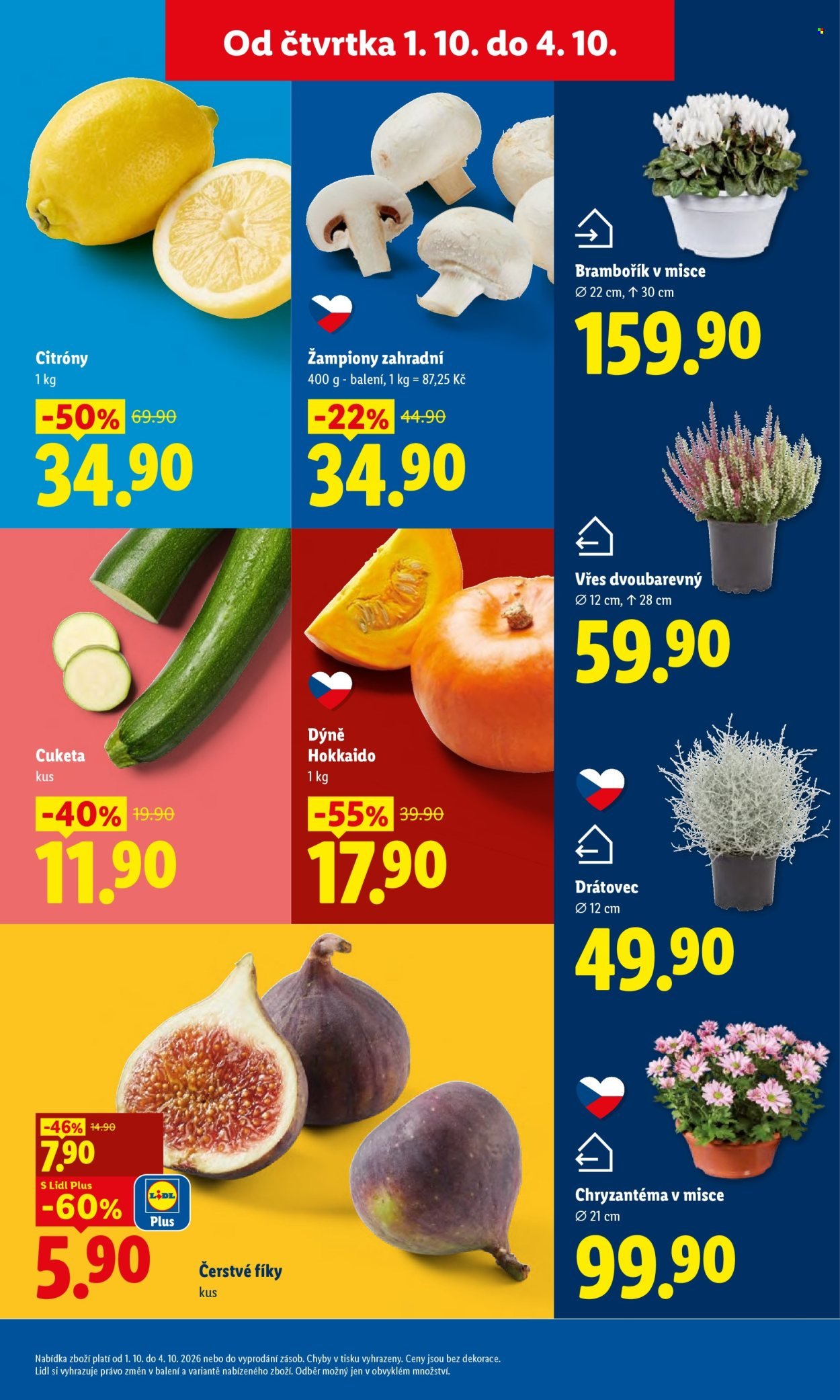 LIDL leták - Od čtvrtka 1.10.2026