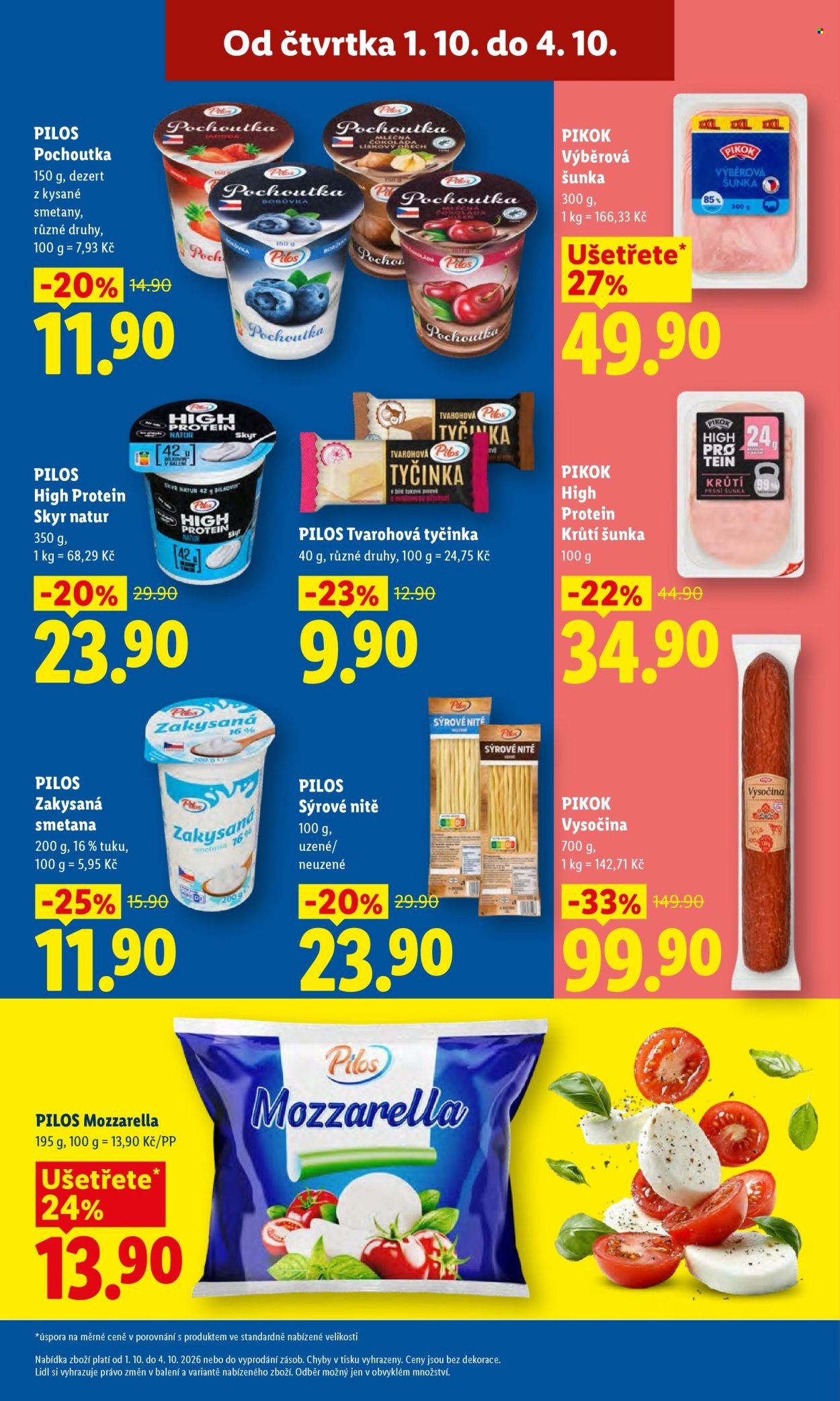 LIDL leták - Od čtvrtka 1.10.2026
