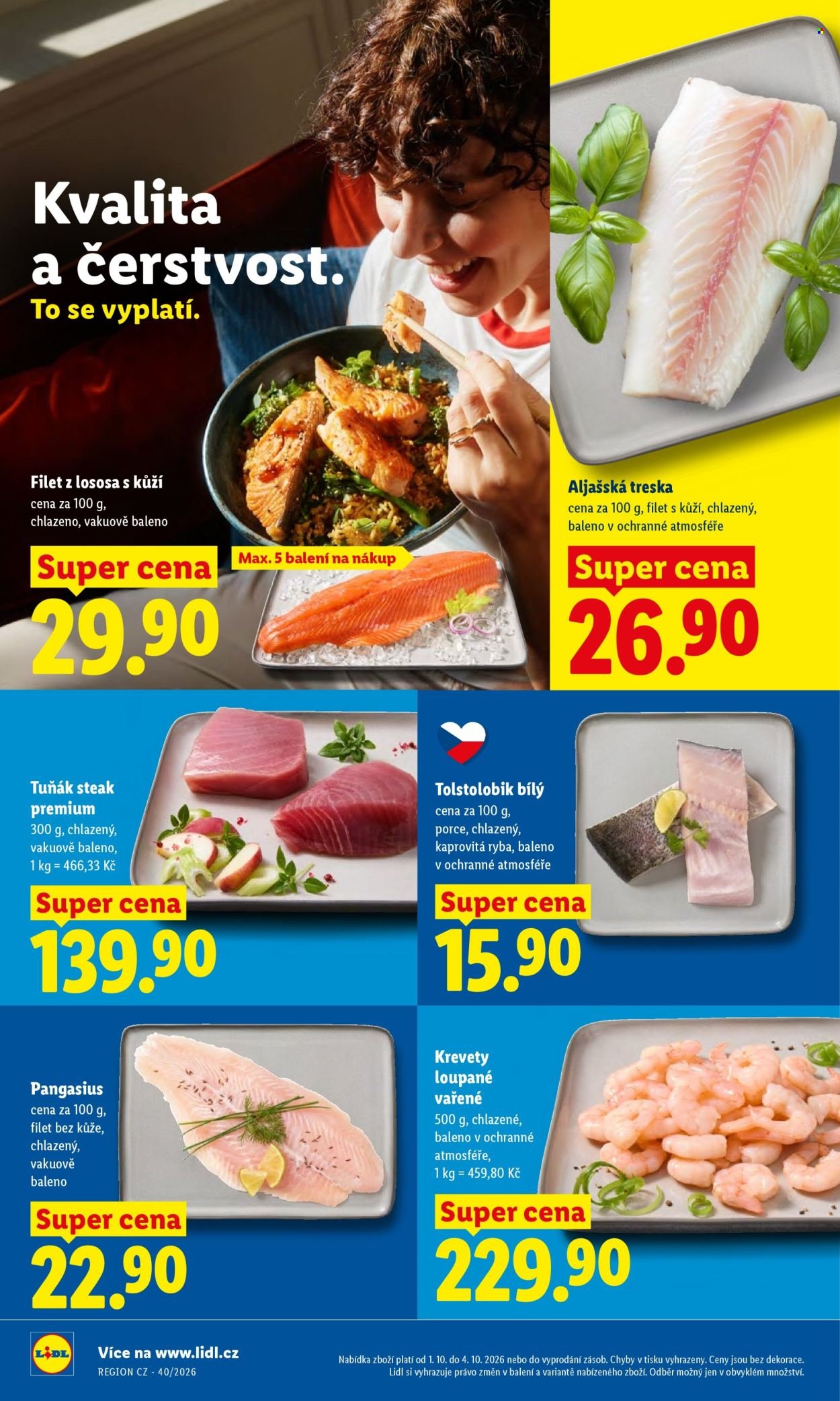 LIDL leták - Od čtvrtka 1.10.2026
